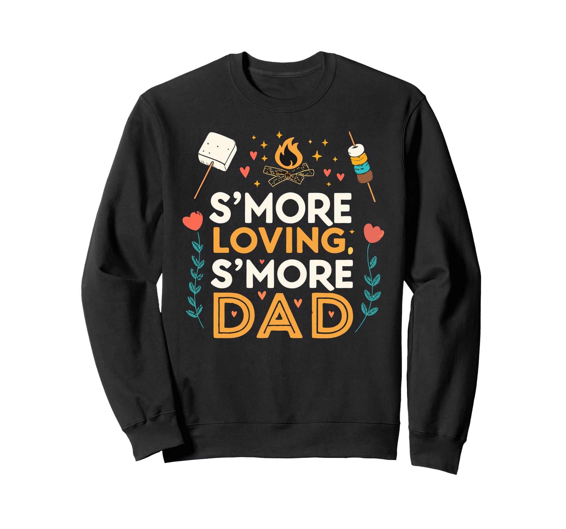 Funny Campfire Smore Loving Smore Sweatshirt - Custom Art Print for Adults - T-Shirt, Sweatshirt, Hoodie