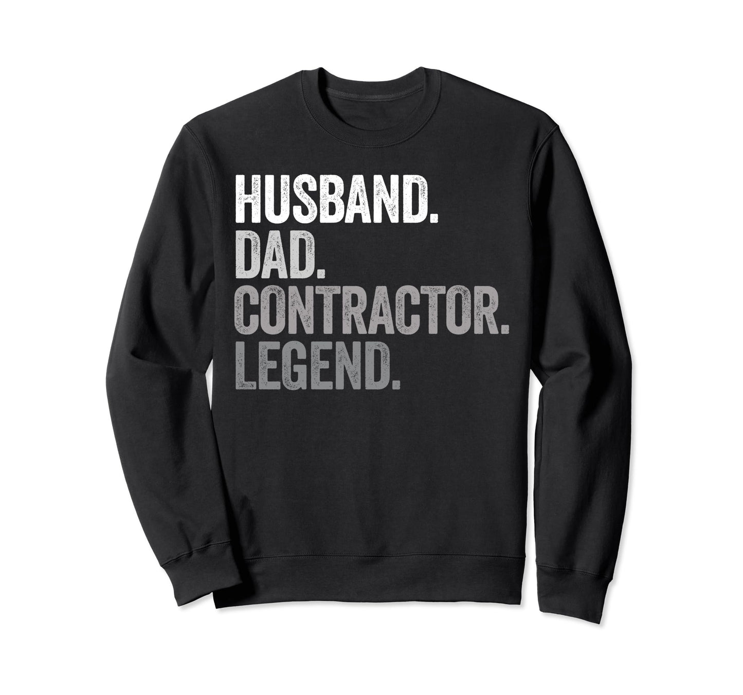 Husband Dad Construction Funny Sweatshirt - Aesthetic Graphic Unisex - T-Shirt, Sweatshirt, Hoodie