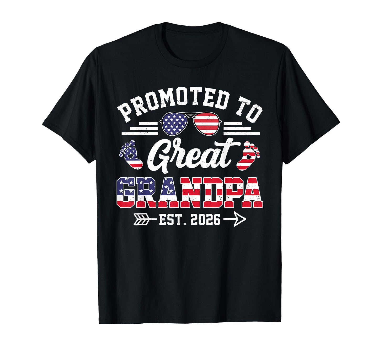 American Flag Promoted To Great T-Shirt - Casual Everyday Wear for Adults - T-Shirt, Sweatshirt, Hoodie