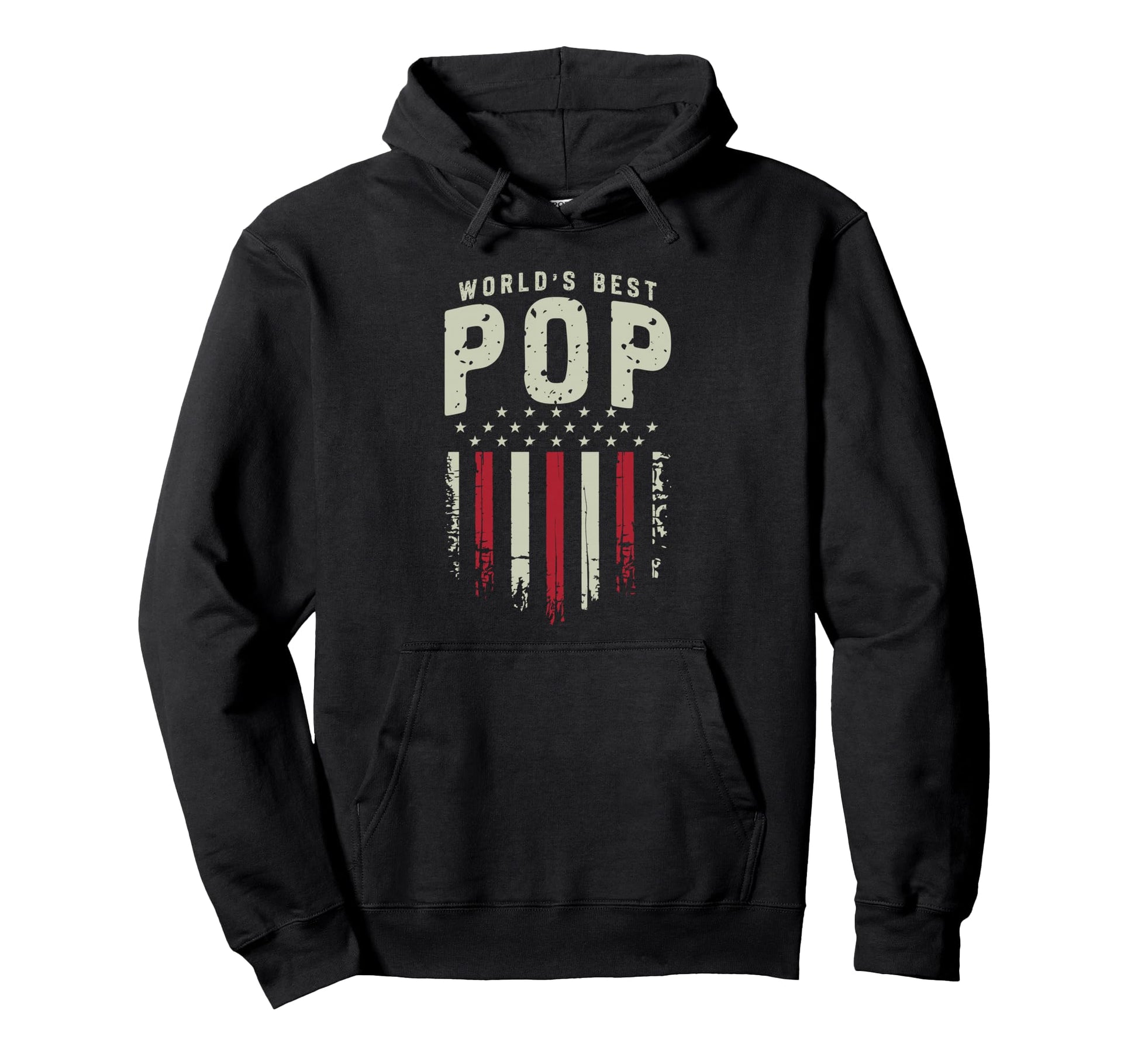Worlds Best Pop Ever American Flag Hoodie - Streetwear Style for Adults - T-Shirt, Sweatshirt, Hoodie