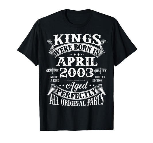 23Rd Birthday Gift Kings Born T-Shirt - Fun Novelty Design for Adults - T-Shirt, Sweatshirt, Hoodie