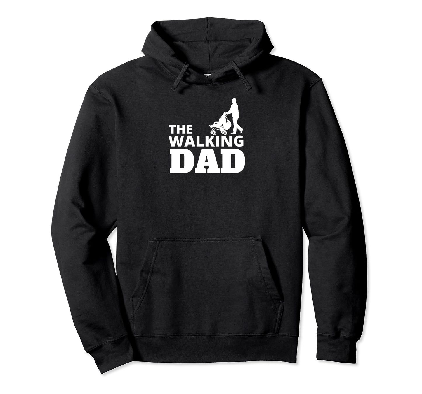 Walking Dad Dark Colors Hoodie - Custom Art Print Men Women - T-Shirt, Sweatshirt, Hoodie