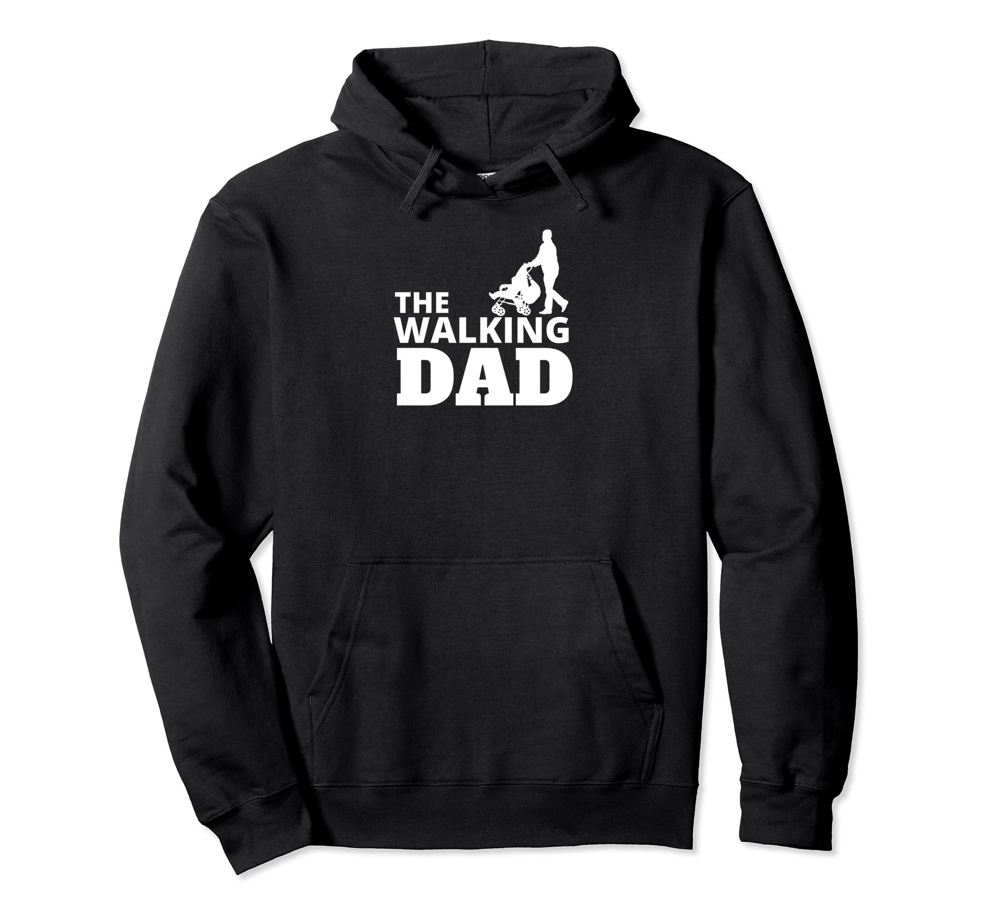 Walking Dad Dark Colors Hoodie - Custom Art Print Men Women - T-Shirt, Sweatshirt, Hoodie