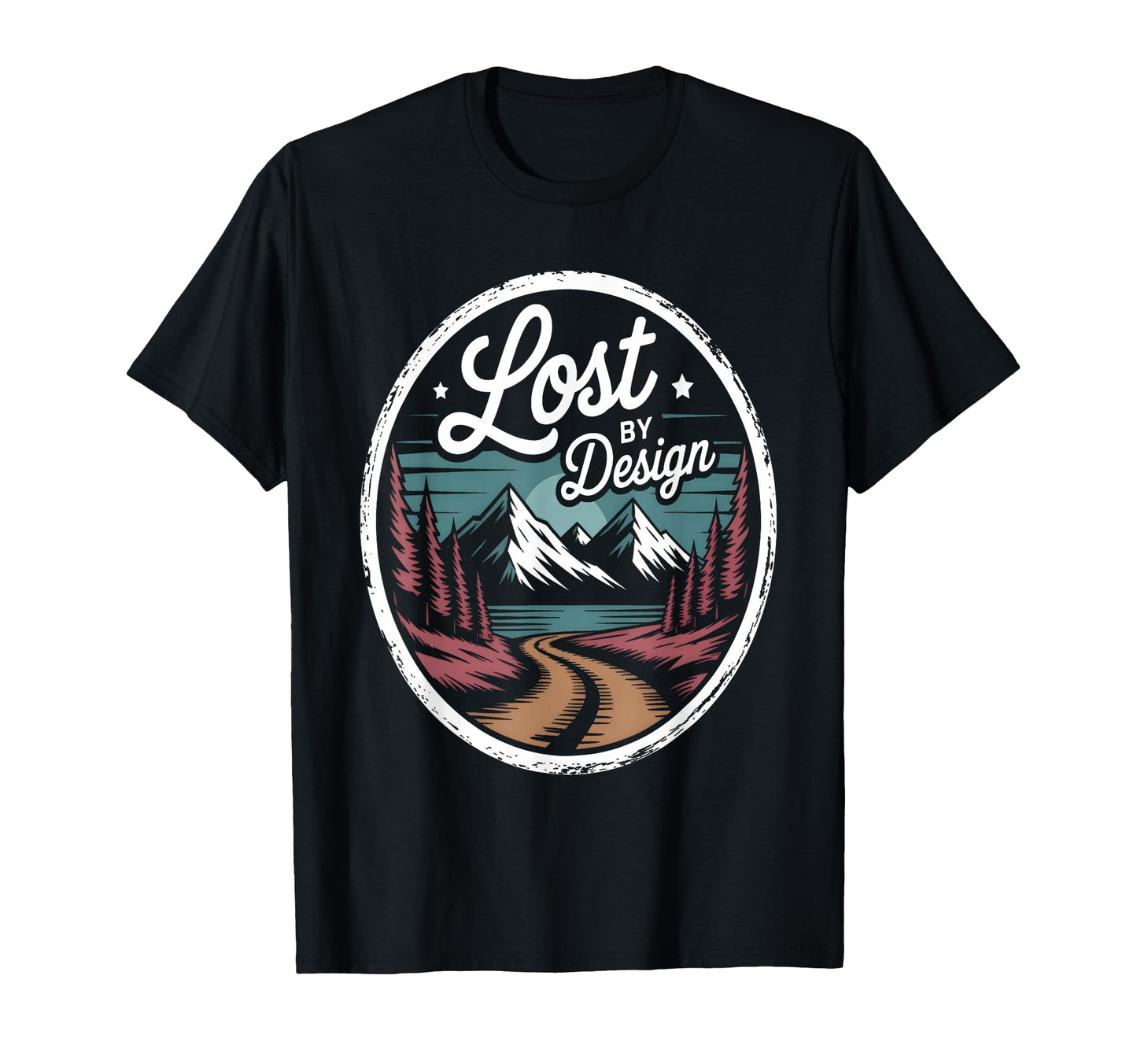 Funny Hiker Hikers Hiking Walking T-Shirt - Minimalist Print for Adults - T-Shirt, Sweatshirt, Hoodie