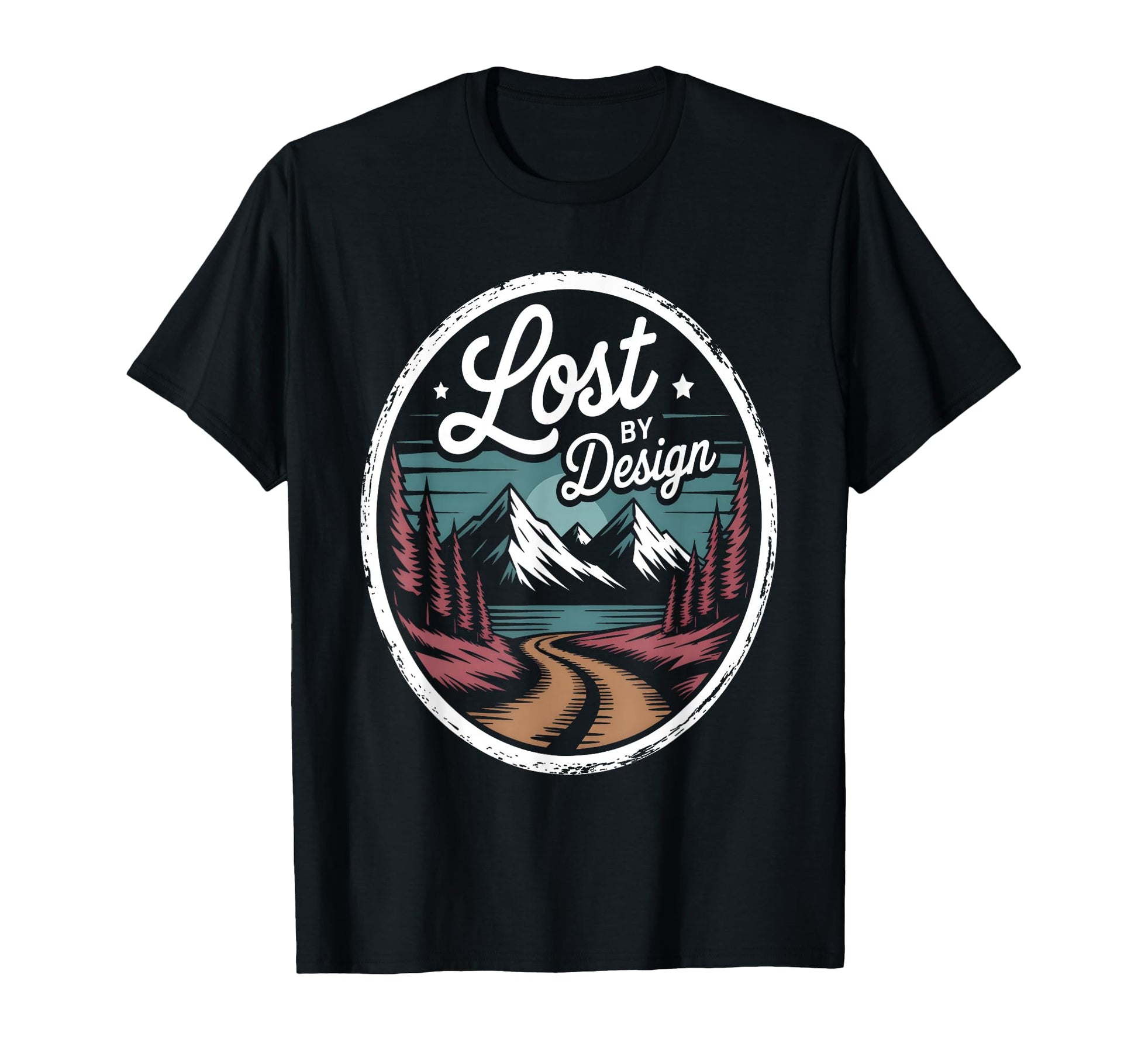Funny Hiker Hikers Hiking Walking T-Shirt - Minimalist Print for Adults - T-Shirt, Sweatshirt, Hoodie