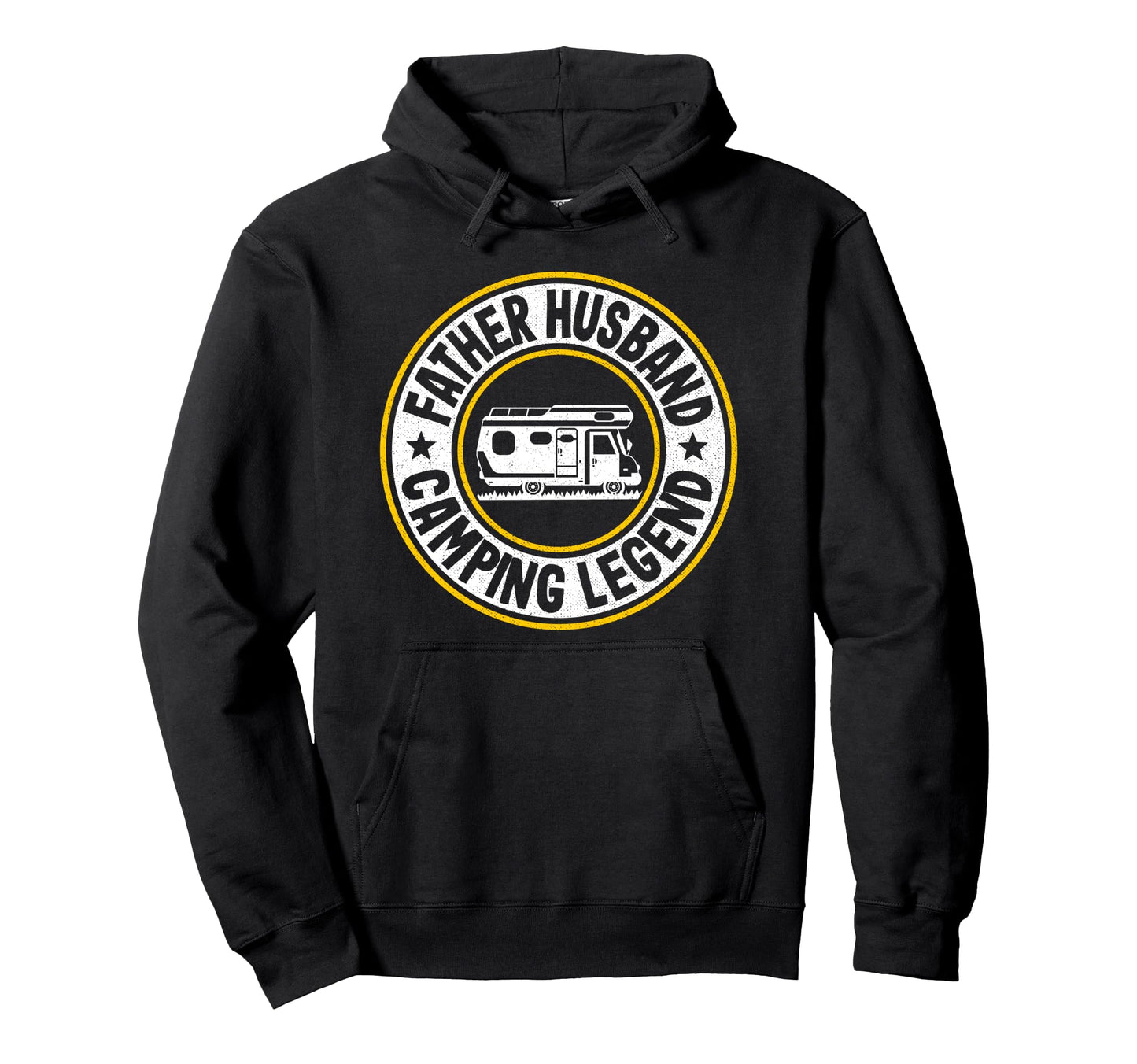 Father Husband Camping Legend Rv Camper Hoodie - Fun Novelty Design Unisex - T-Shirt, Sweatshirt, Hoodie