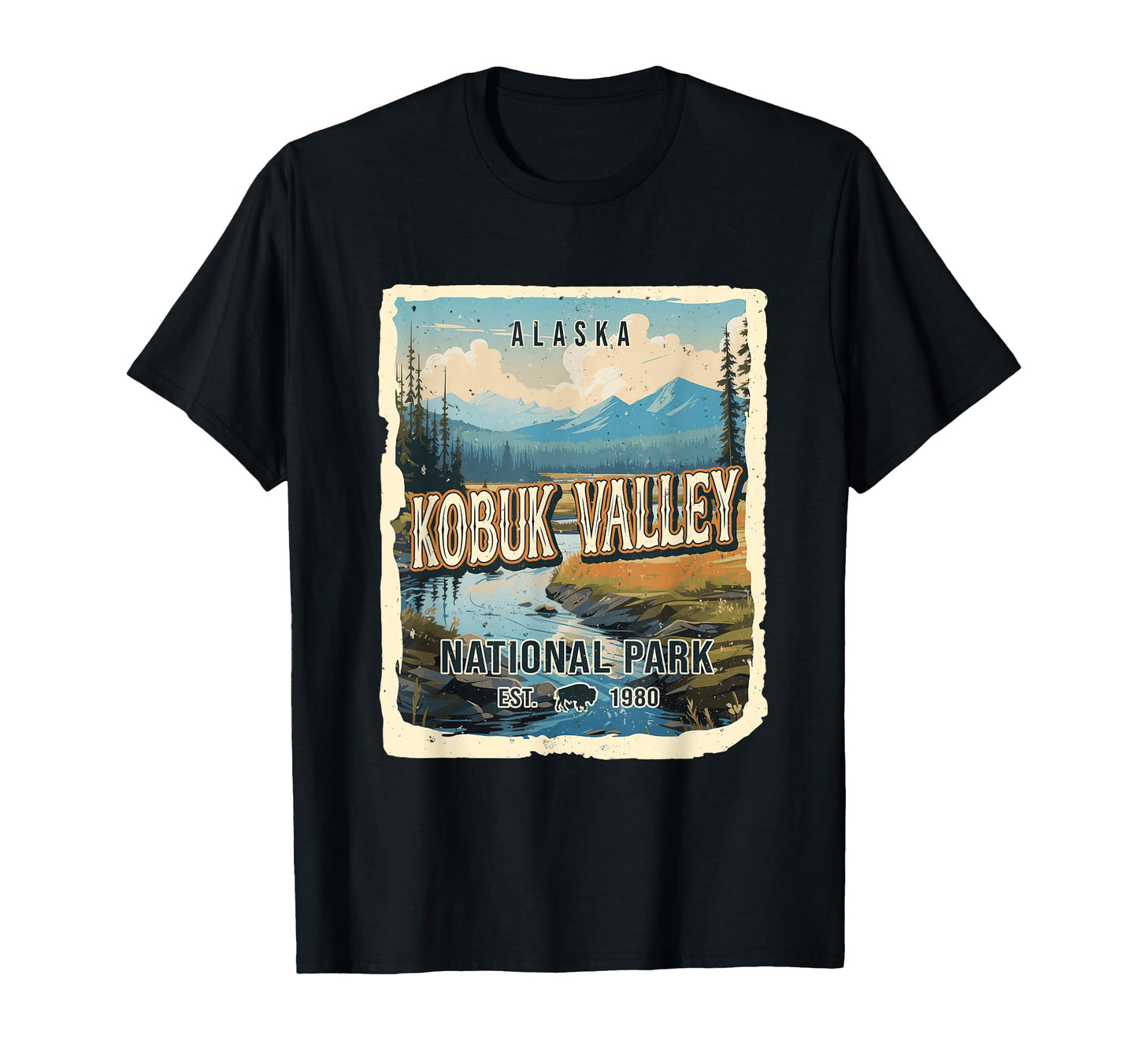 Kobuk Valley National Park Alaska T-Shirt - Fun Novelty Design Unisex - T-Shirt, Sweatshirt, Hoodie