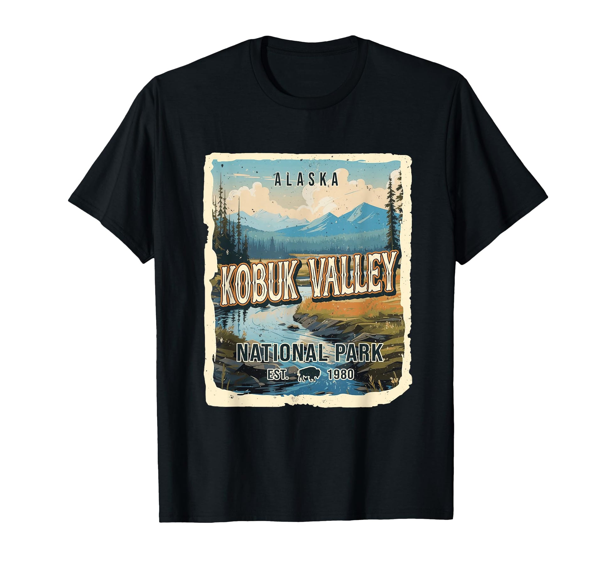Kobuk Valley National Park Alaska T-Shirt - Fun Novelty Design Unisex - T-Shirt, Sweatshirt, Hoodie