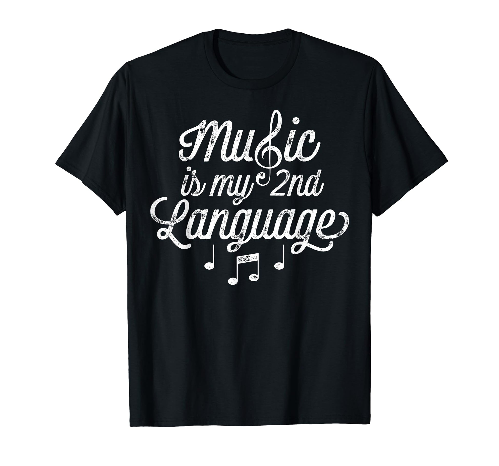 Music Is My 2Nd Language Musician Lover T-Shirt - Aesthetic Graphic Unisex - T-Shirt, Sweatshirt, Hoodie