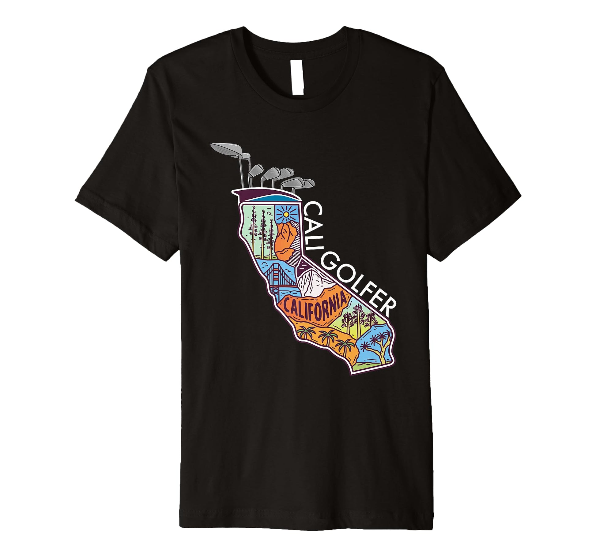 California Fathers Day Golf Bag Funny T-Shirt - Streetwear Style Men Women - T-Shirt, Sweatshirt, Hoodie