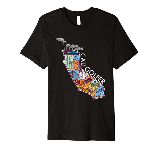 California Fathers Day Golf Bag Funny T-Shirt - Streetwear Style Men Women - T-Shirt, Sweatshirt, Hoodie