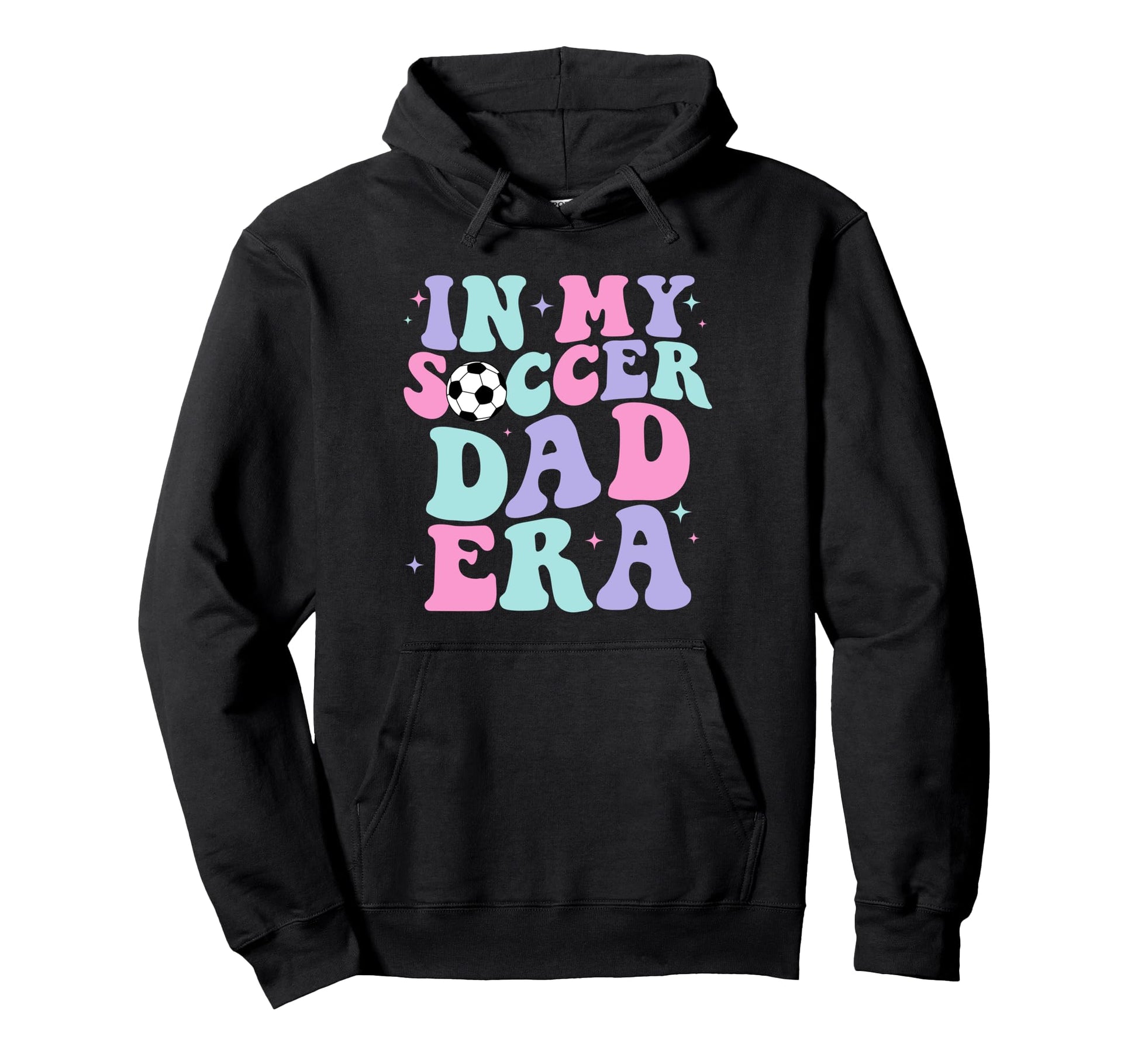 My Soccer Dad Era Groovy Fathers Day Hoodie - Unique Graphic for Adults - T-Shirt, Sweatshirt, Hoodie