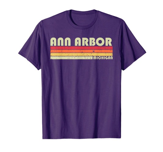 Ann Arbor Mi Michigan Funny City T-Shirt - Casual Everyday Wear Men Women - T-Shirt, Sweatshirt, Hoodie