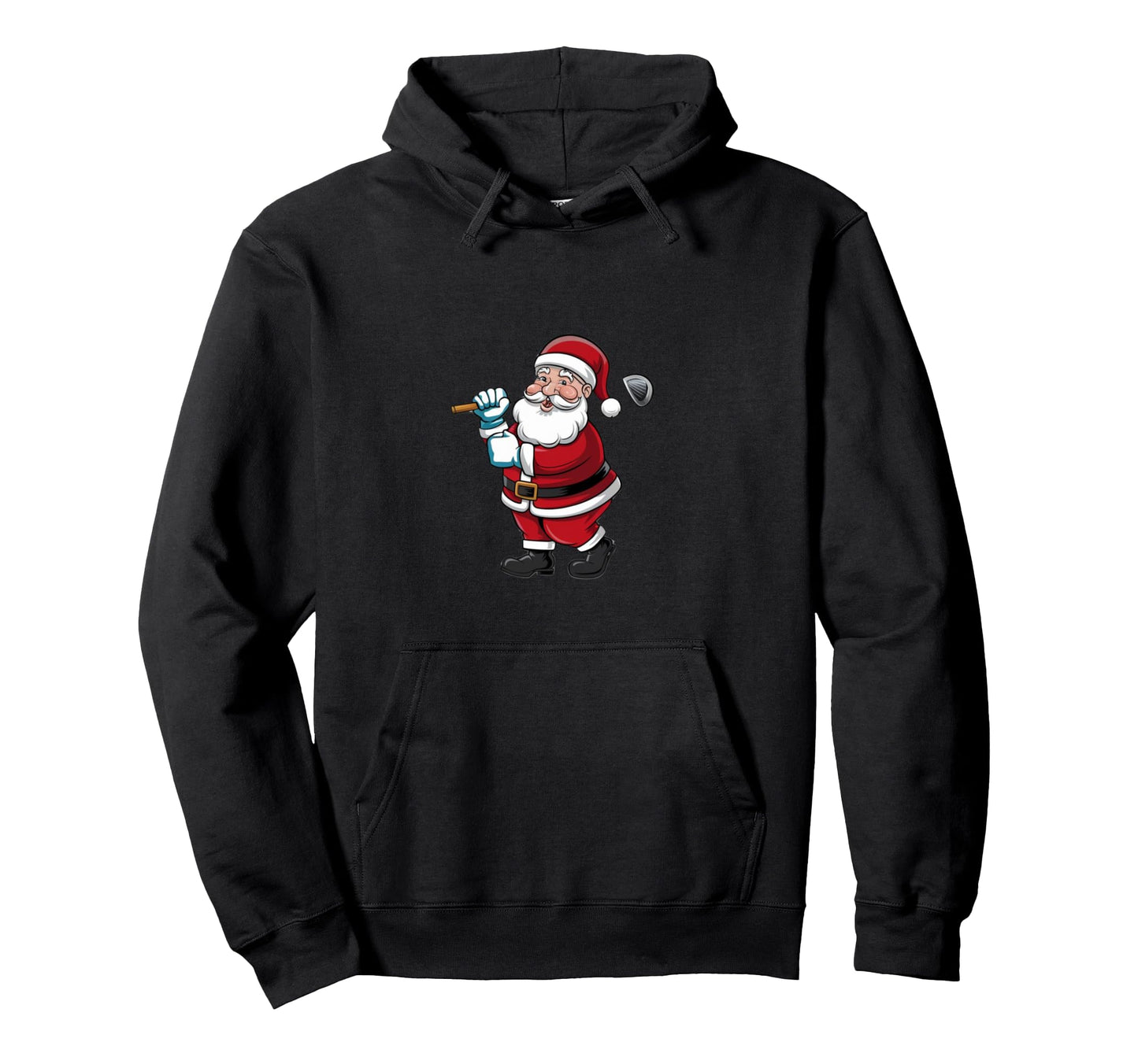 Golf Oh Santa Claus Golfer Golfing Hoodie - Custom Art Print Men Women - T-Shirt, Sweatshirt, Hoodie