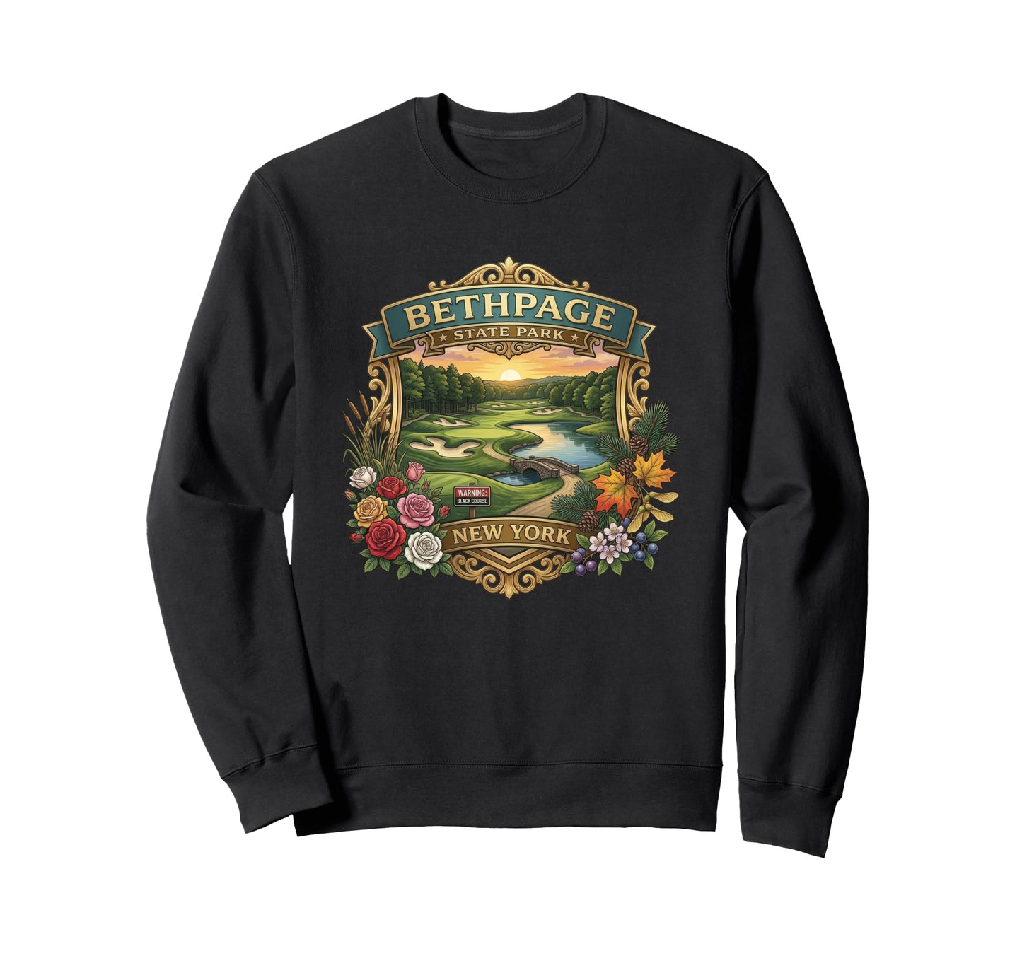 Bethpage State Park Long Island Sweatshirt - Streetwear Style Men Women - T-Shirt, Sweatshirt, Hoodie