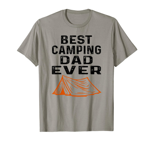 Best Camping Dad Ever Fathers Day T-Shirt - Minimalist Print for Adults - T-Shirt, Sweatshirt, Hoodie