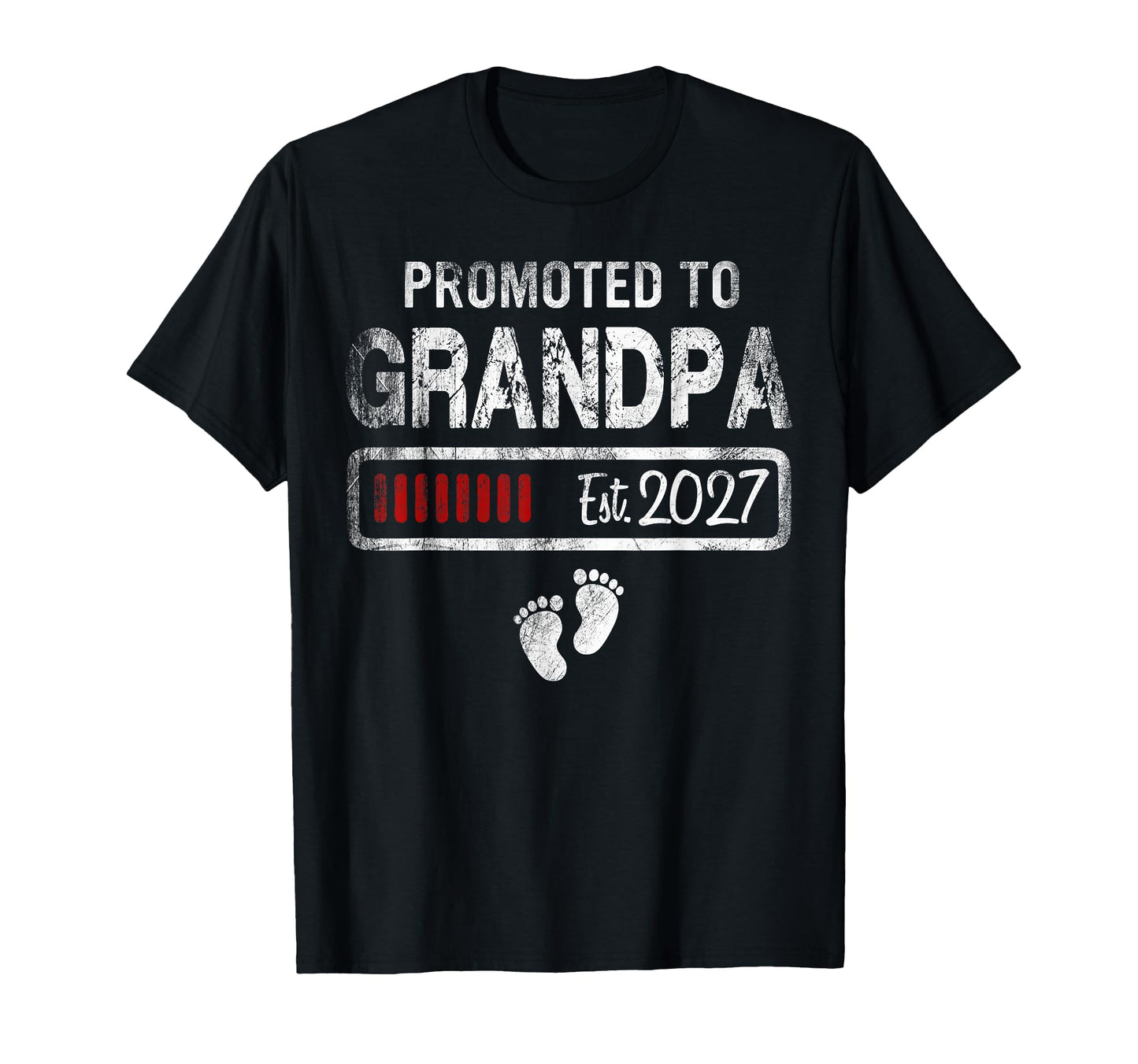 Promoted To Grandpa Est 2027 T-Shirt - Trendy Graphic Men Women - T-Shirt, Sweatshirt, Hoodie