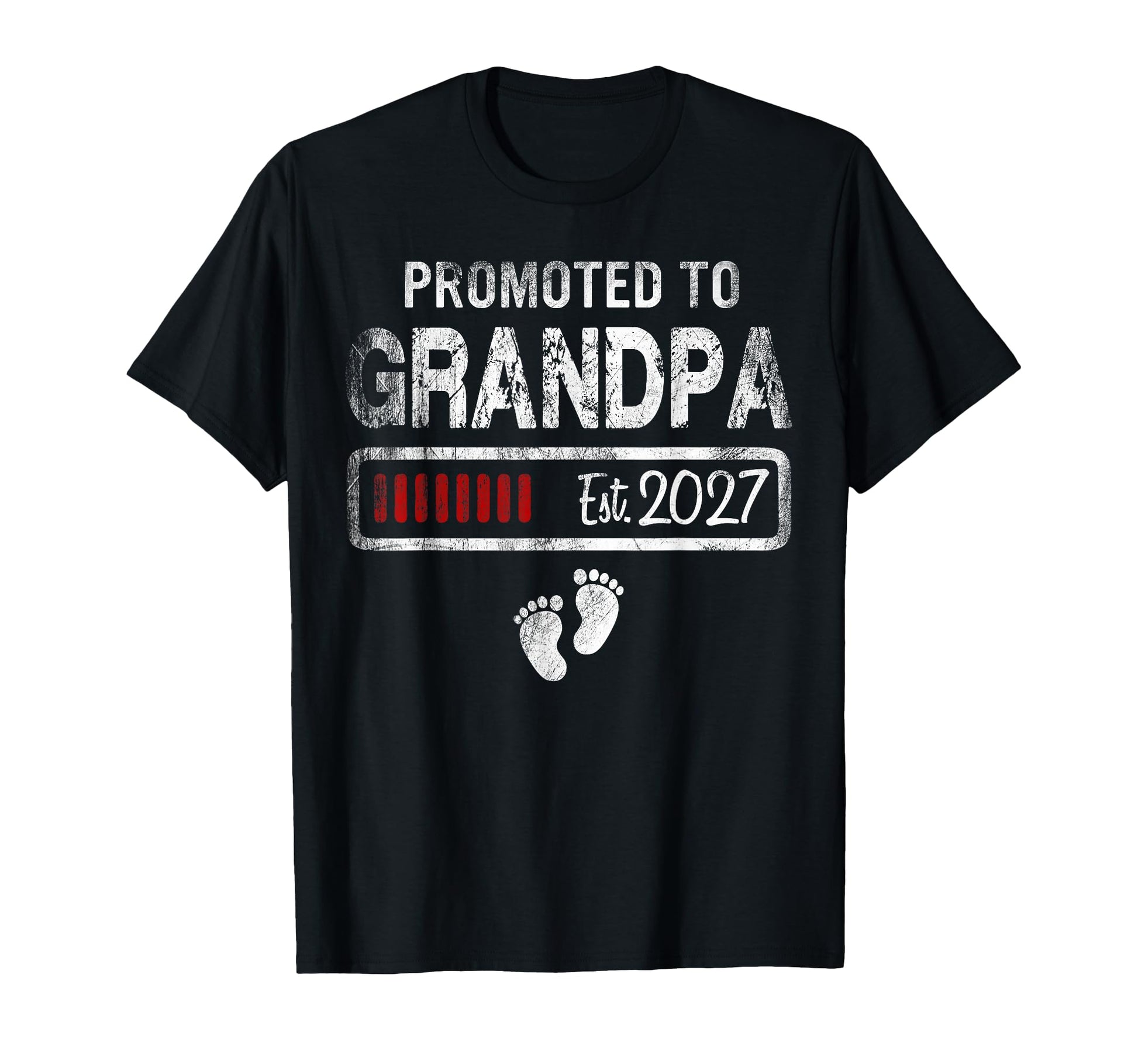 Promoted To Grandpa Est 2027 T-Shirt - Trendy Graphic Men Women - T-Shirt, Sweatshirt, Hoodie