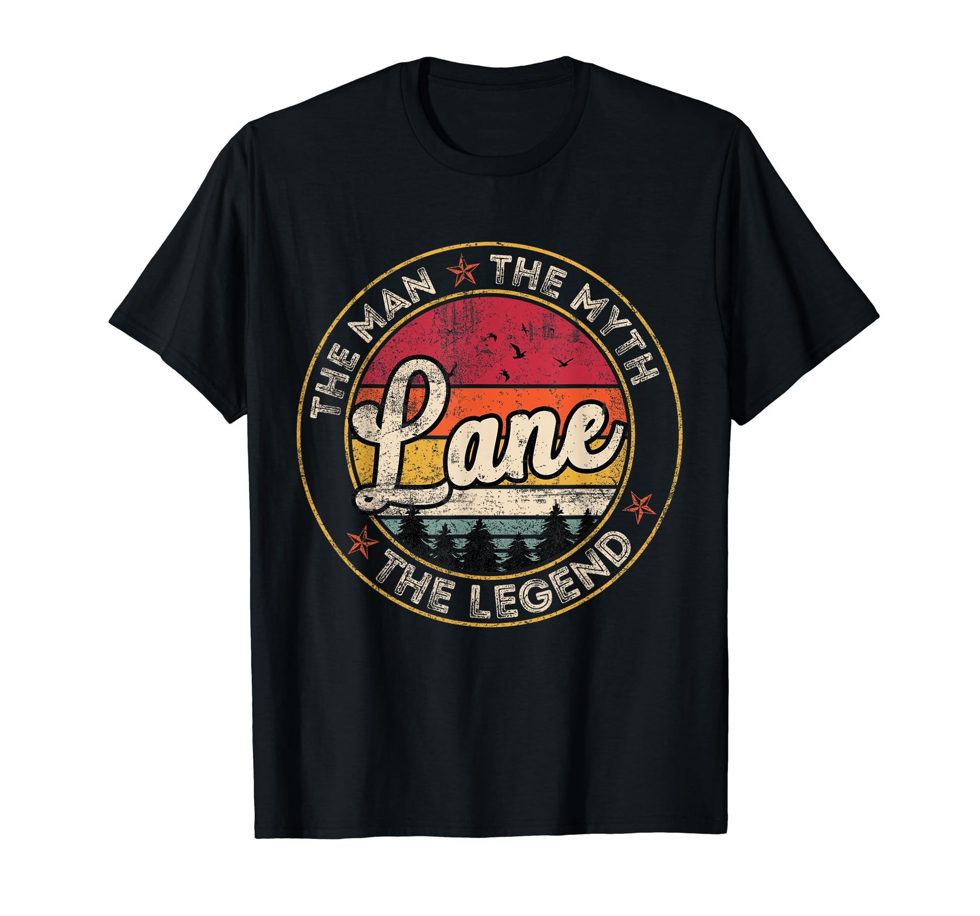 Lane Myth Legend Personalized Name T-Shirt - Aesthetic Graphic Men Women - T-Shirt, Sweatshirt, Hoodie