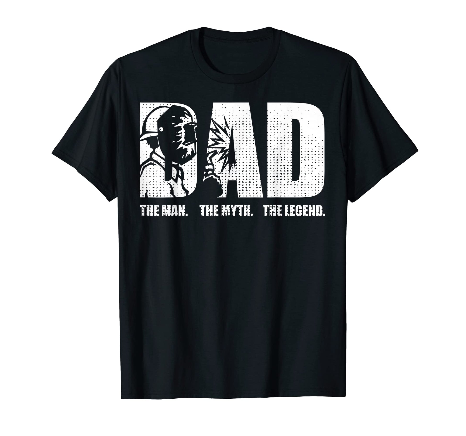Welder Funny Welding Dad Myth Legend T-Shirt - Custom Art Print for Adults - T-Shirt, Sweatshirt, Hoodie