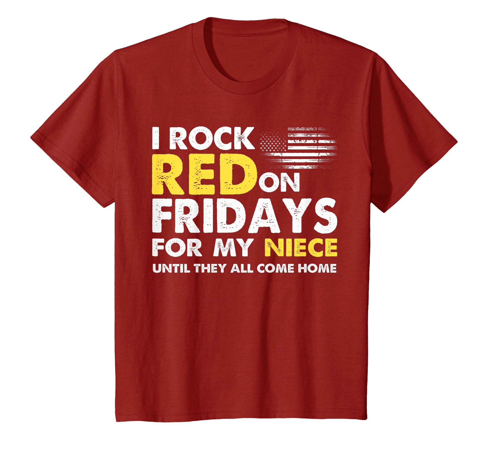 I Wear Red Fridays My Niece Remember T-Shirt - Streetwear Style Men Women - T-Shirt, Sweatshirt, Hoodie