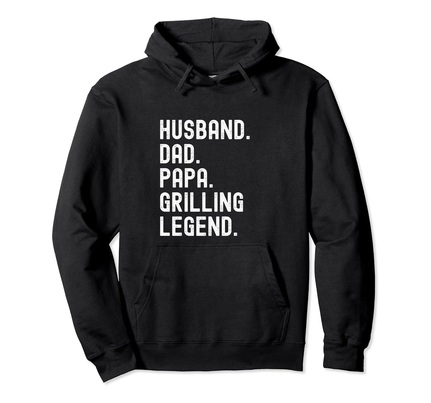 Husband Dad Papa Grilling Legend Funny Hoodie - Minimalist Print Men Women - T-Shirt, Sweatshirt, Hoodie