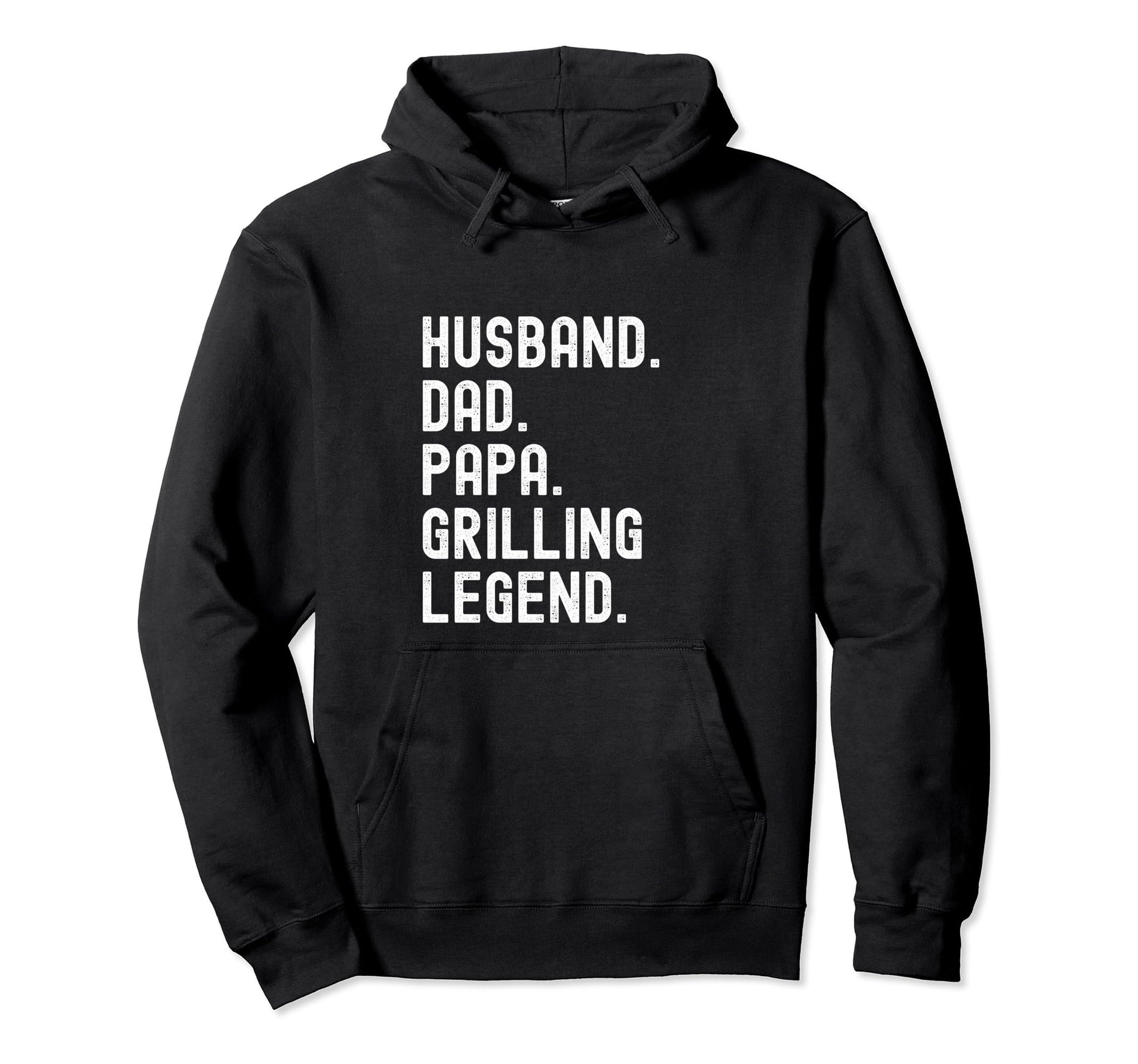 Husband Dad Papa Grilling Legend Funny Hoodie - Minimalist Print Men Women - T-Shirt, Sweatshirt, Hoodie