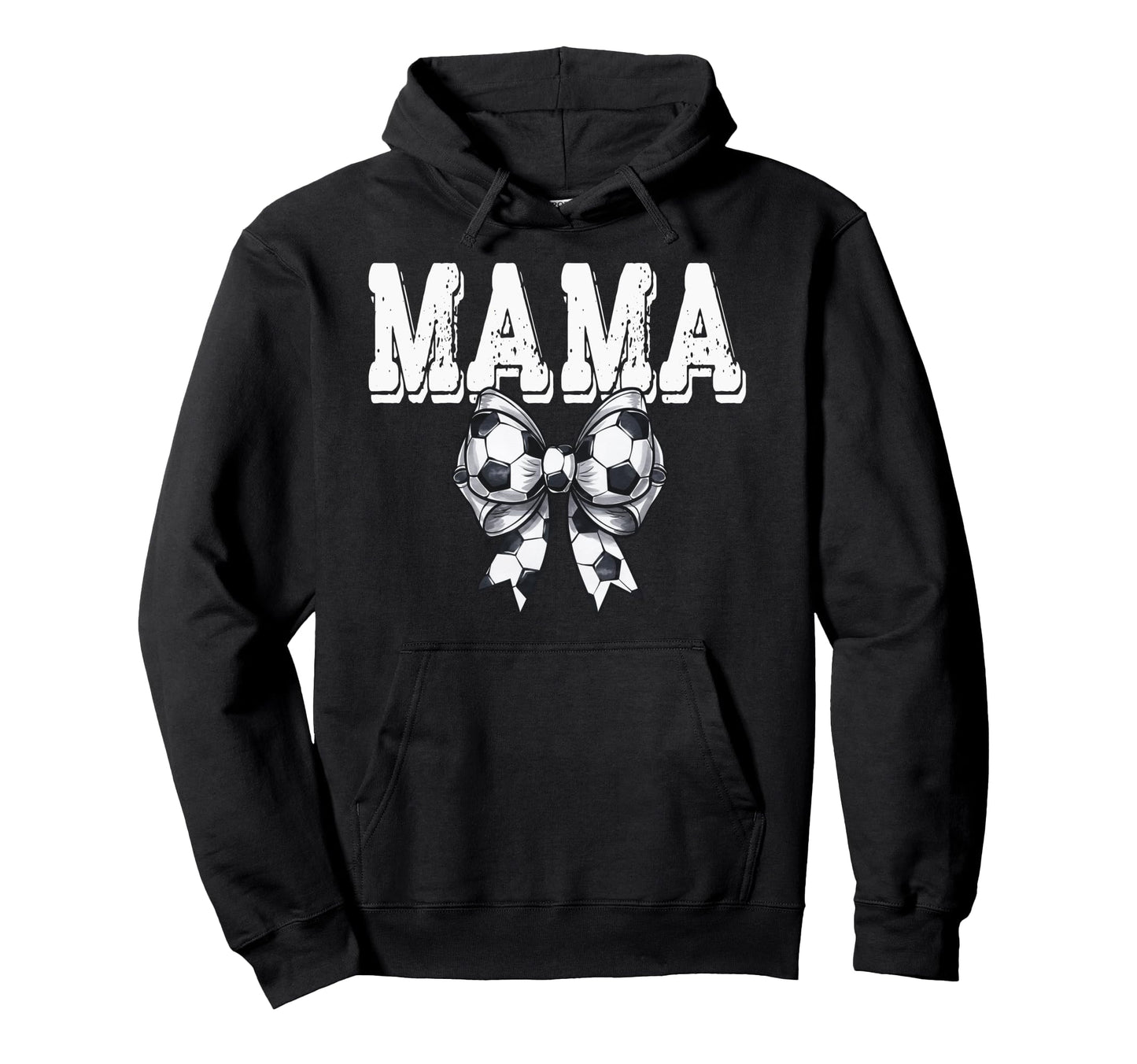 Coquette Soccer Bow Mama Sister Grandma Hoodie - Trendy Graphic Unisex - T-Shirt, Sweatshirt, Hoodie