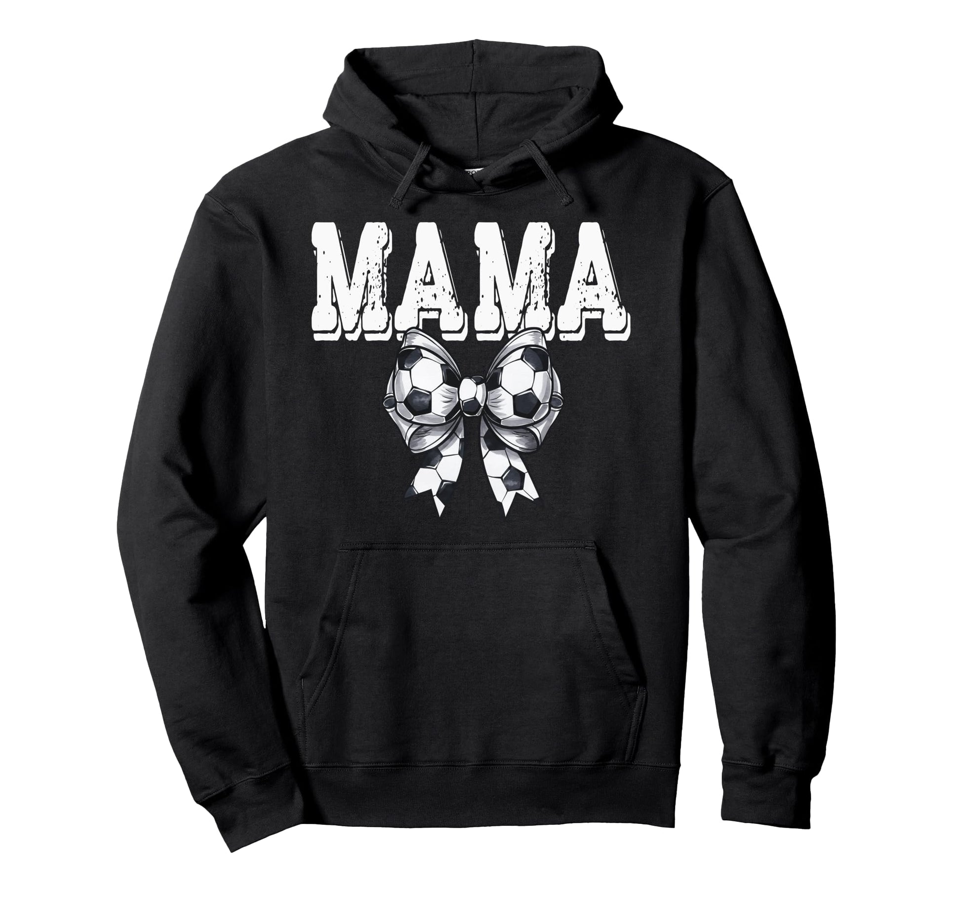 Coquette Soccer Bow Mama Sister Grandma Hoodie - Trendy Graphic Unisex - T-Shirt, Sweatshirt, Hoodie