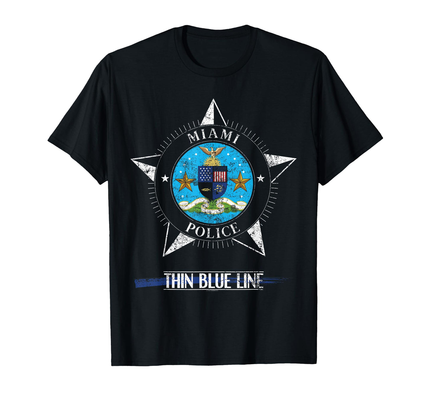 Police Miami Florida Police Gift T-Shirt - Aesthetic Graphic Unisex - T-Shirt, Sweatshirt, Hoodie