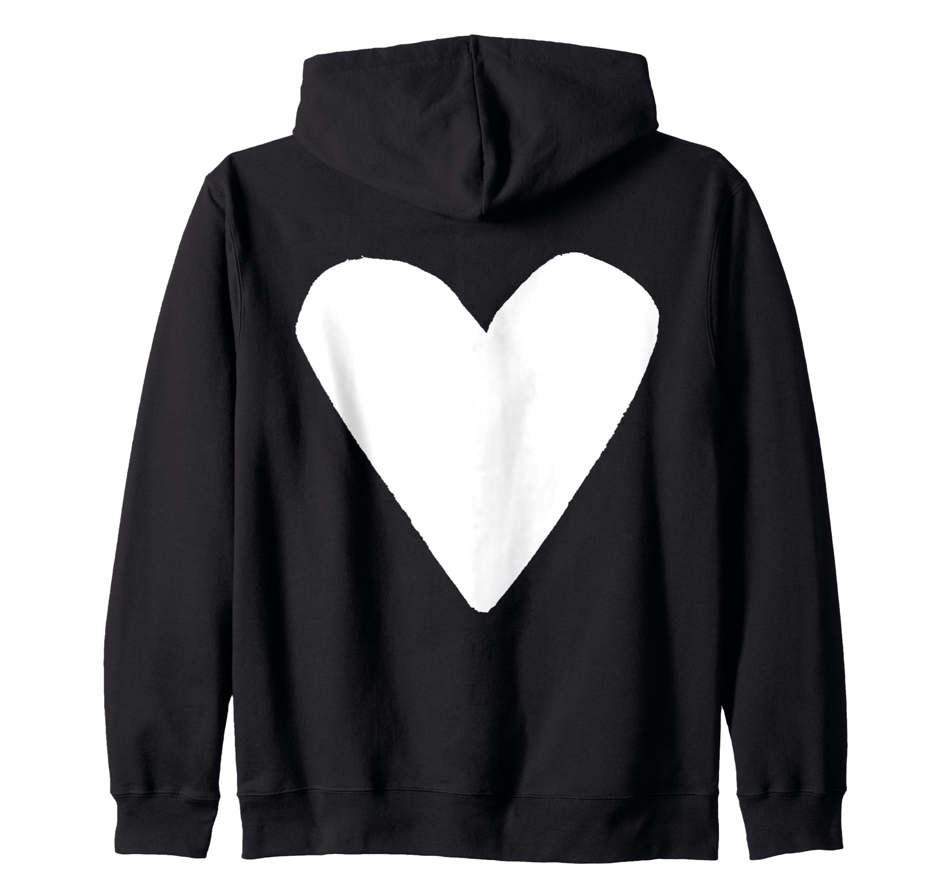 Pop Art Big Backprint Heart Tees Sweatshirt - Novelty Apparel for Adults - T-Shirt, Sweatshirt, Hoodie