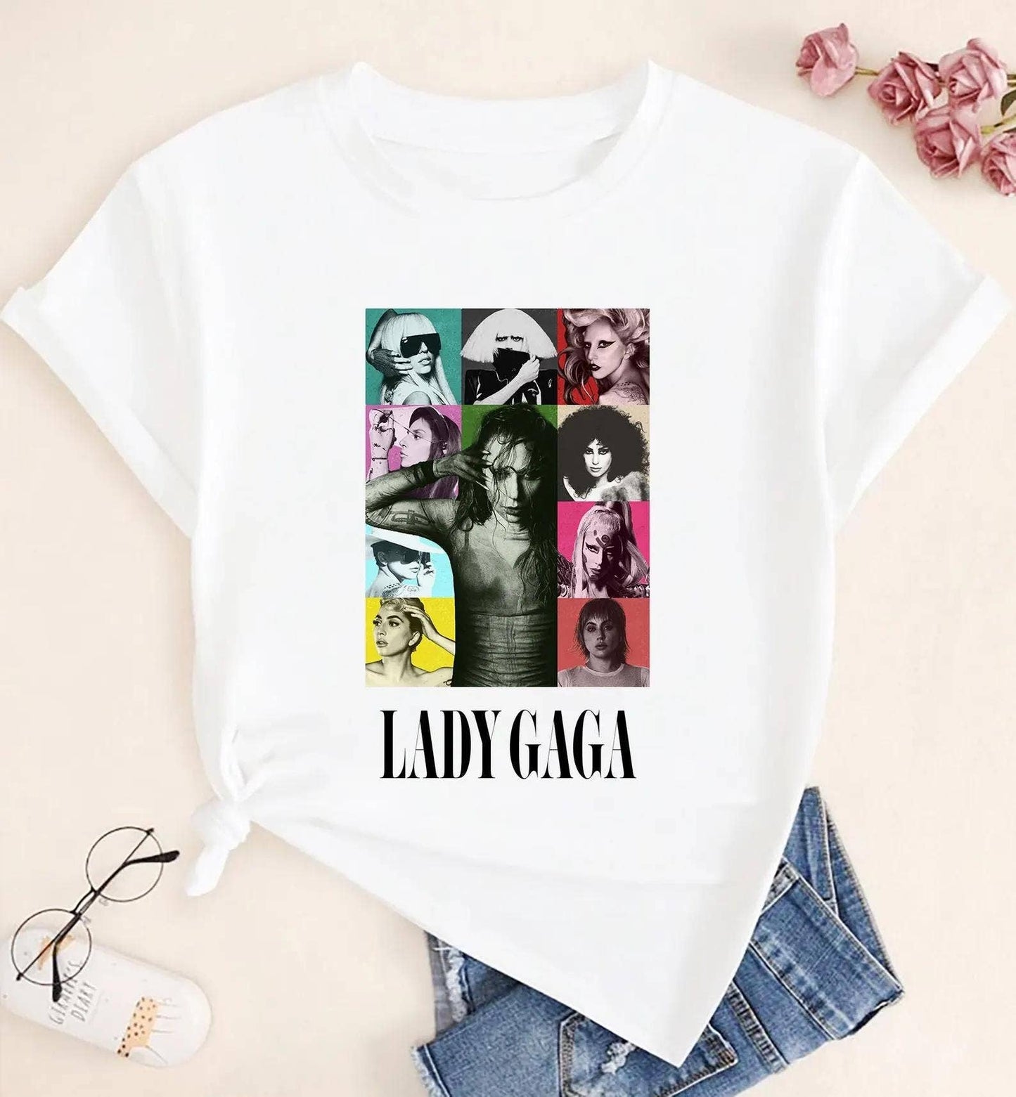 Vintage Lady Gaga Mayhem Tour Concert Tee Unisex T-shirt, Sweatshirt, Hoodie, Long Sleeve Tee - T-Shirt, Sweatshirt, Hoodie