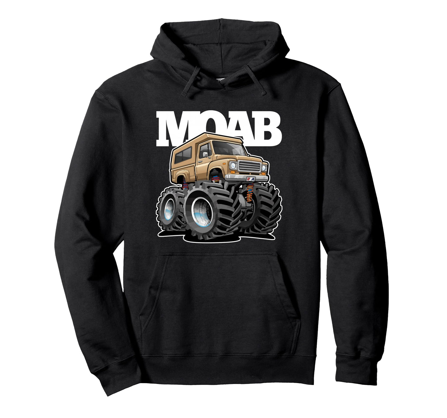 Moab Utah Offroad 4X4 Pick Up Truck Hoodie - Aesthetic Graphic Unisex - T-Shirt, Sweatshirt, Hoodie