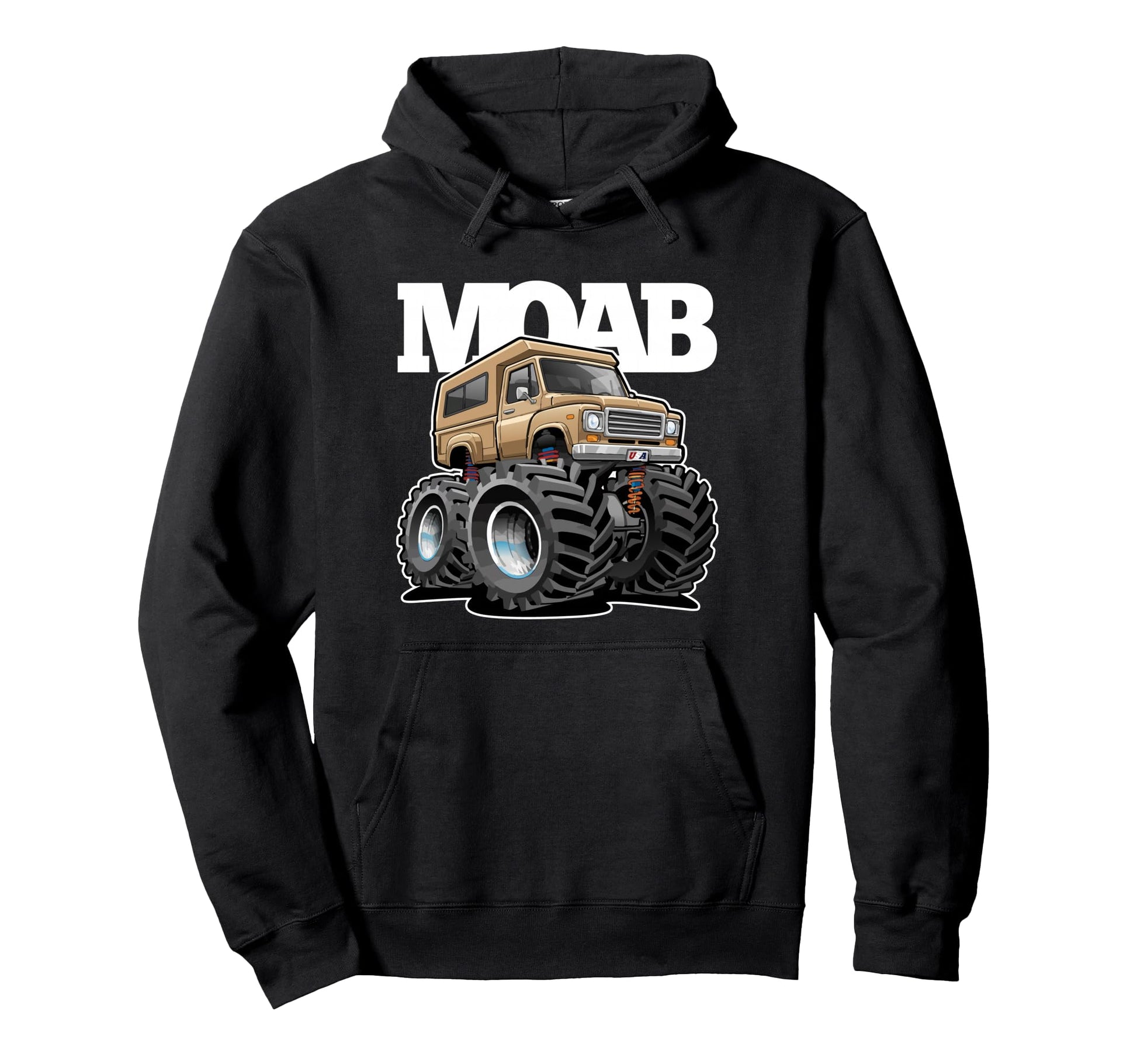 Moab Utah Offroad 4X4 Pick Up Truck Hoodie - Aesthetic Graphic Unisex - T-Shirt, Sweatshirt, Hoodie