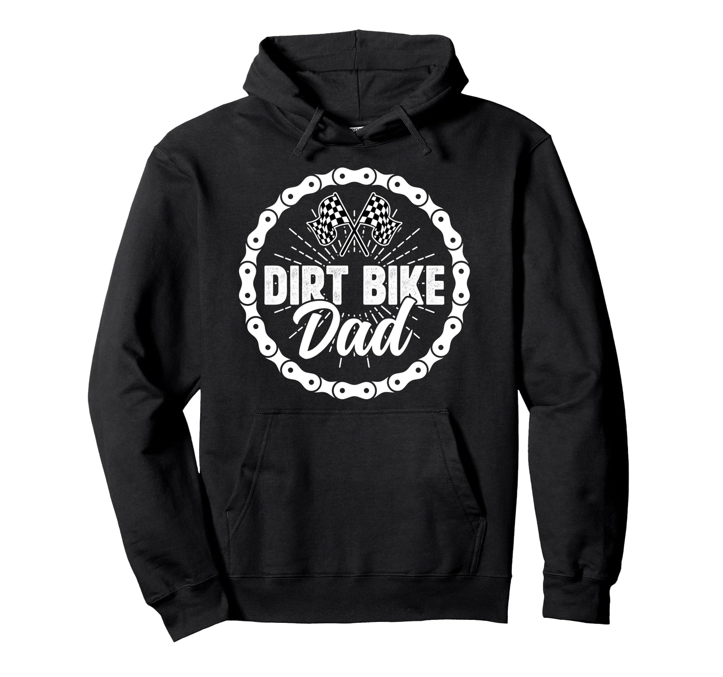 Dirt Bike Dad Dirt Biker Dad Hoodie - Casual Everyday Wear for Adults - T-Shirt, Sweatshirt, Hoodie
