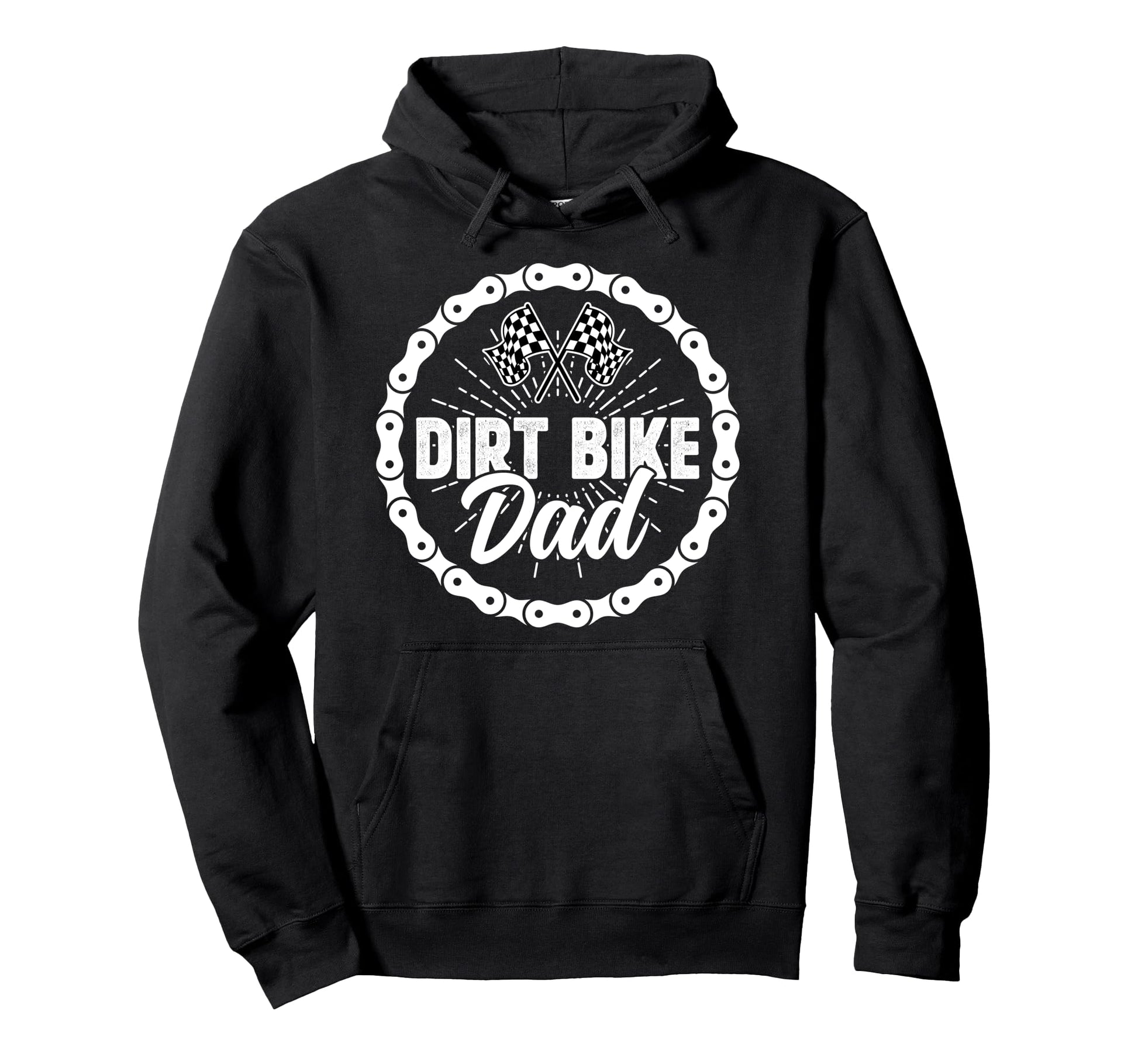 Dirt Bike Dad Dirt Biker Dad Hoodie - Casual Everyday Wear for Adults - T-Shirt, Sweatshirt, Hoodie