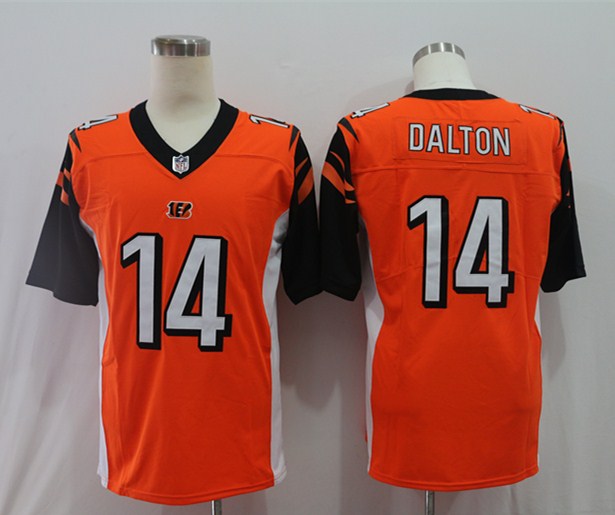 Men's Cincinnati Bengals Andy Dalton Orange Game Jersey football jersey product view 1