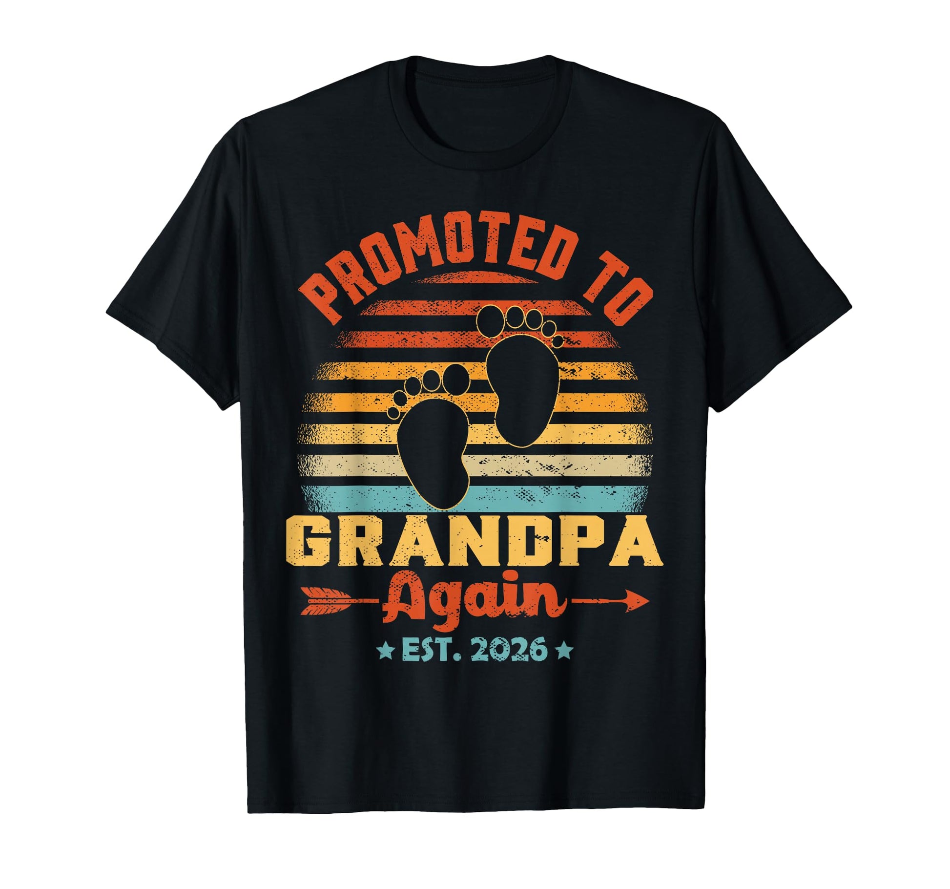 Promoted To Grandpa Again 2026 T-Shirt - Unique Graphic for Adults - T-Shirt, Sweatshirt, Hoodie