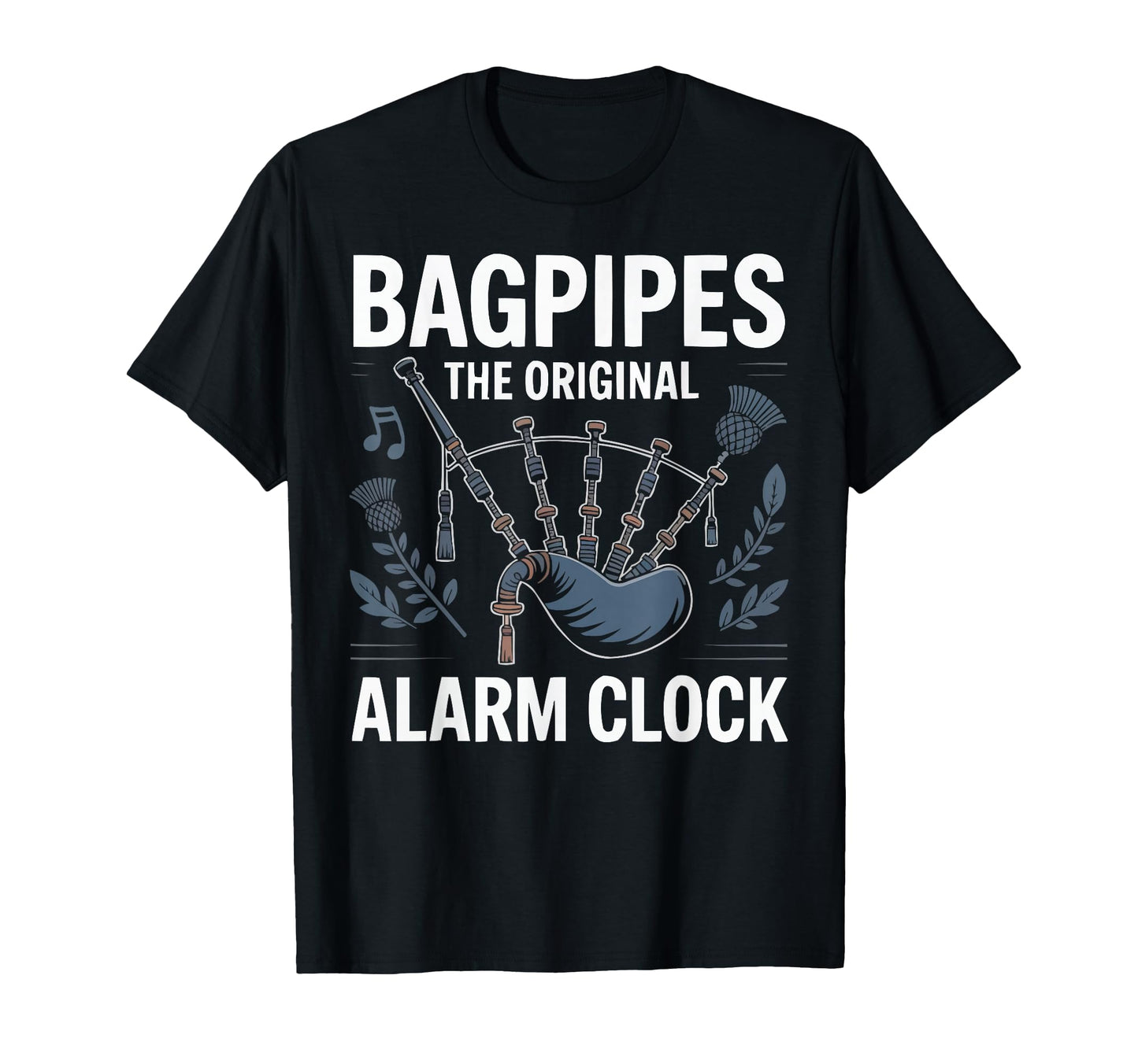 Bagpipe Player Musical Instrument T-Shirt - Minimalist Print Men Women - T-Shirt, Sweatshirt, Hoodie