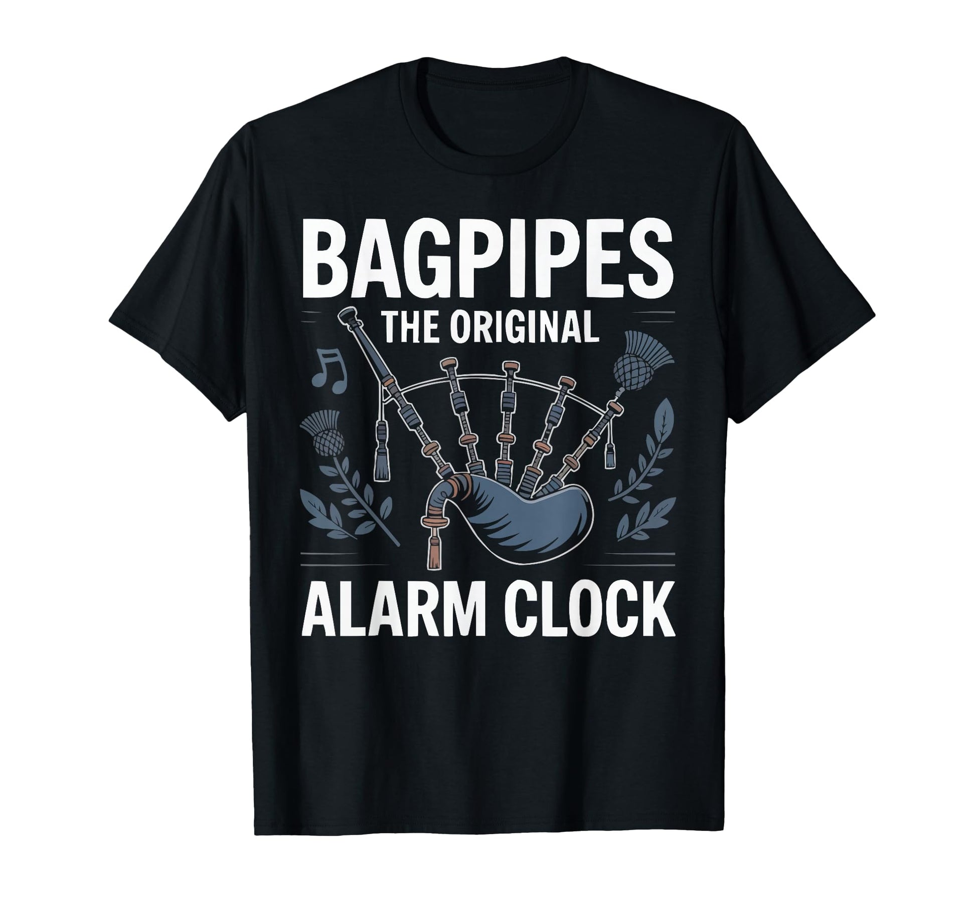 Bagpipe Player Musical Instrument T-Shirt - Minimalist Print Men Women - T-Shirt, Sweatshirt, Hoodie