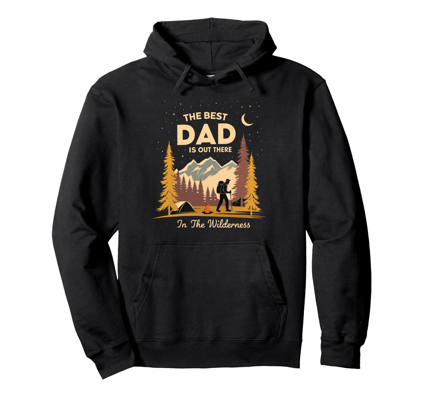 Fathers Day Outdoor Dads Wilderness Hoodie - Custom Art Print Unisex - T-Shirt, Sweatshirt, Hoodie