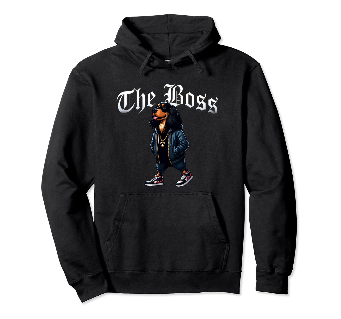 Gordon Setter Dog Boss Jacket Outfit Hoodie - Aesthetic Graphic for Adults - T-Shirt, Sweatshirt, Hoodie