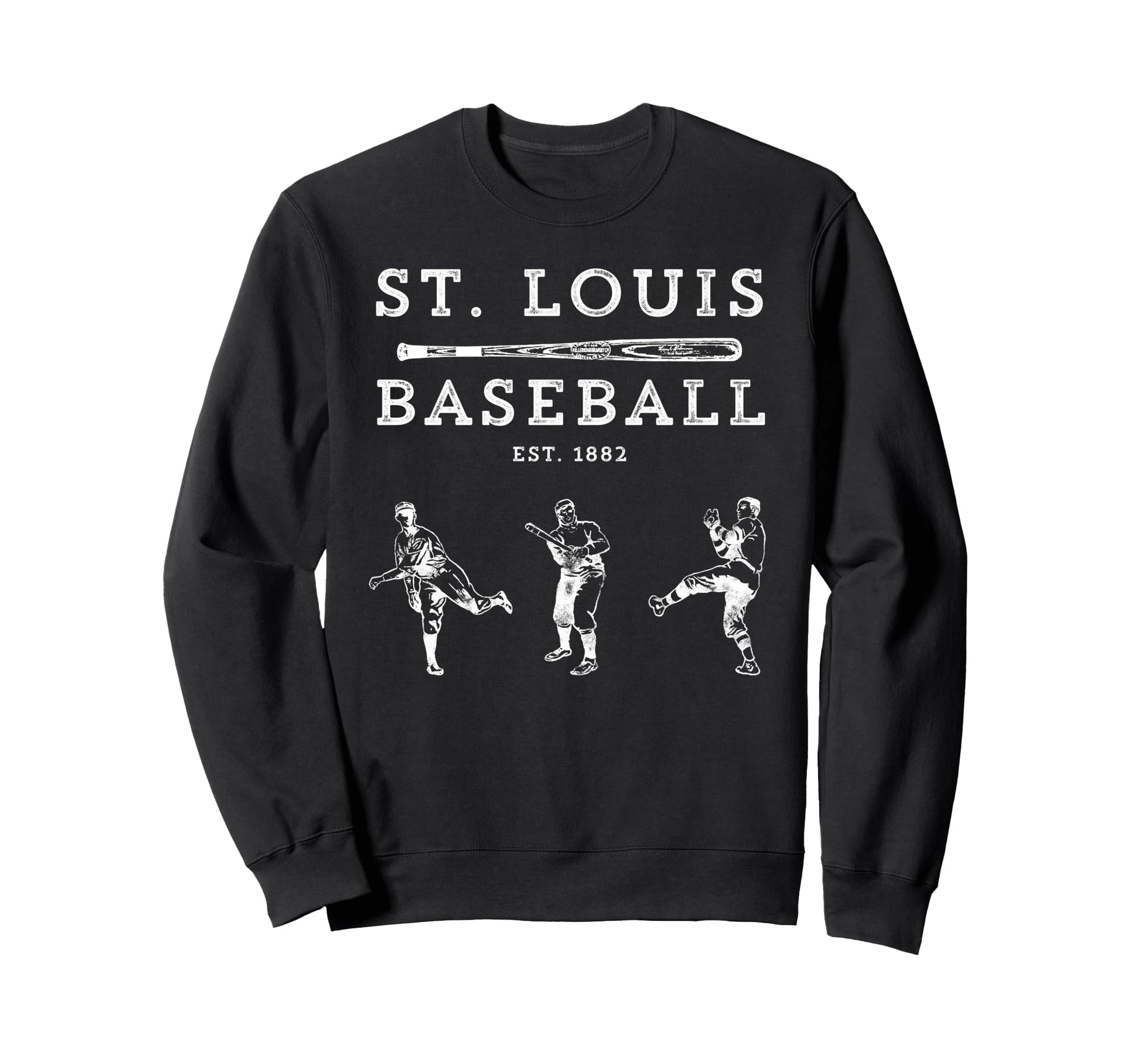 St Louis Missouri Baseball Fan Sweatshirt - Novelty Apparel for Adults - T-Shirt, Sweatshirt, Hoodie