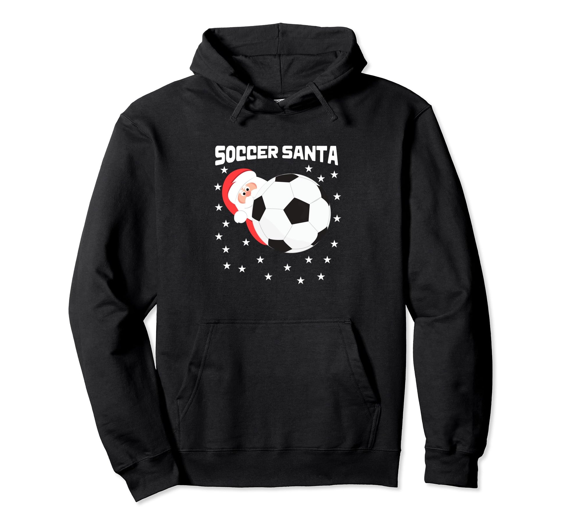 Soccer Goalkeeper Holiday Santa Claus Hoodie - Novelty Apparel Men Women - T-Shirt, Sweatshirt, Hoodie