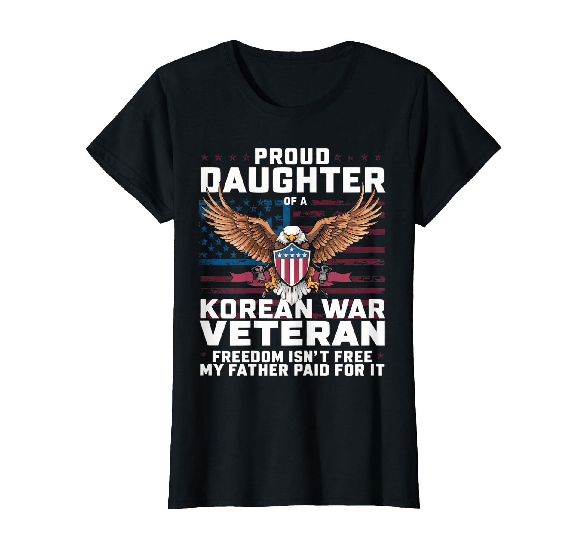 Proud Daughter Korean War Veteran T-Shirt - Unique Graphic Men Women - T-Shirt, Sweatshirt, Hoodie