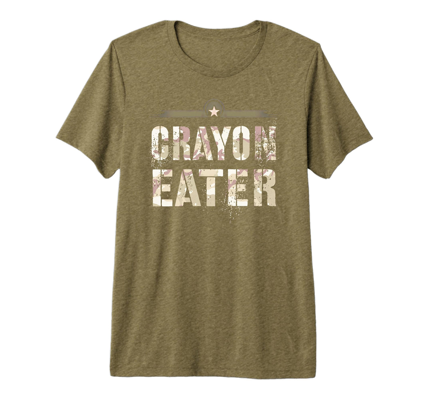 Funny Crayon Eater Veteran Corps Armed T-Shirt - Graphic Print for Adults - T-Shirt, Sweatshirt, Hoodie