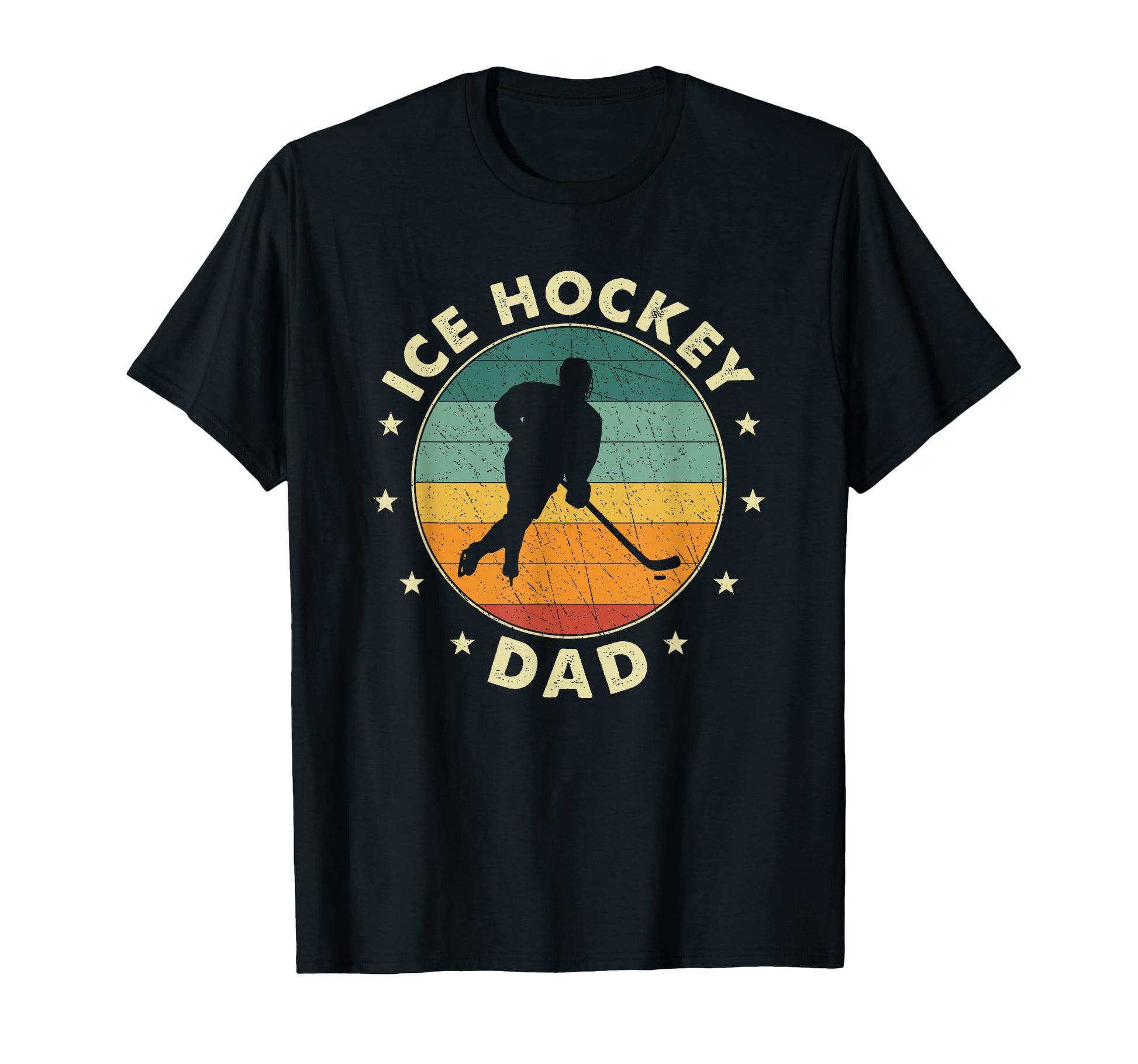 Ice Hockey Dad Father T-Shirt - Aesthetic Graphic Unisex - T-Shirt, Sweatshirt, Hoodie