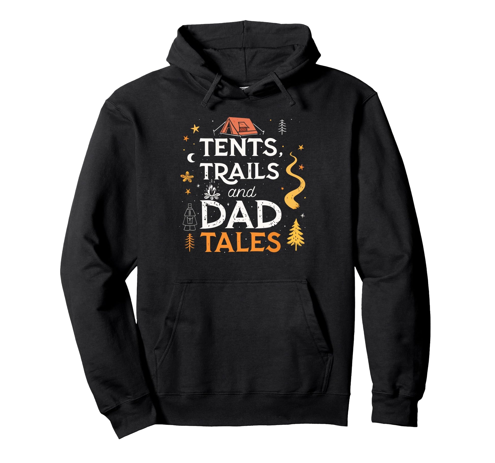 Best Dad Fire Camping Trip Hoodie - Graphic Print for Adults - T-Shirt, Sweatshirt, Hoodie