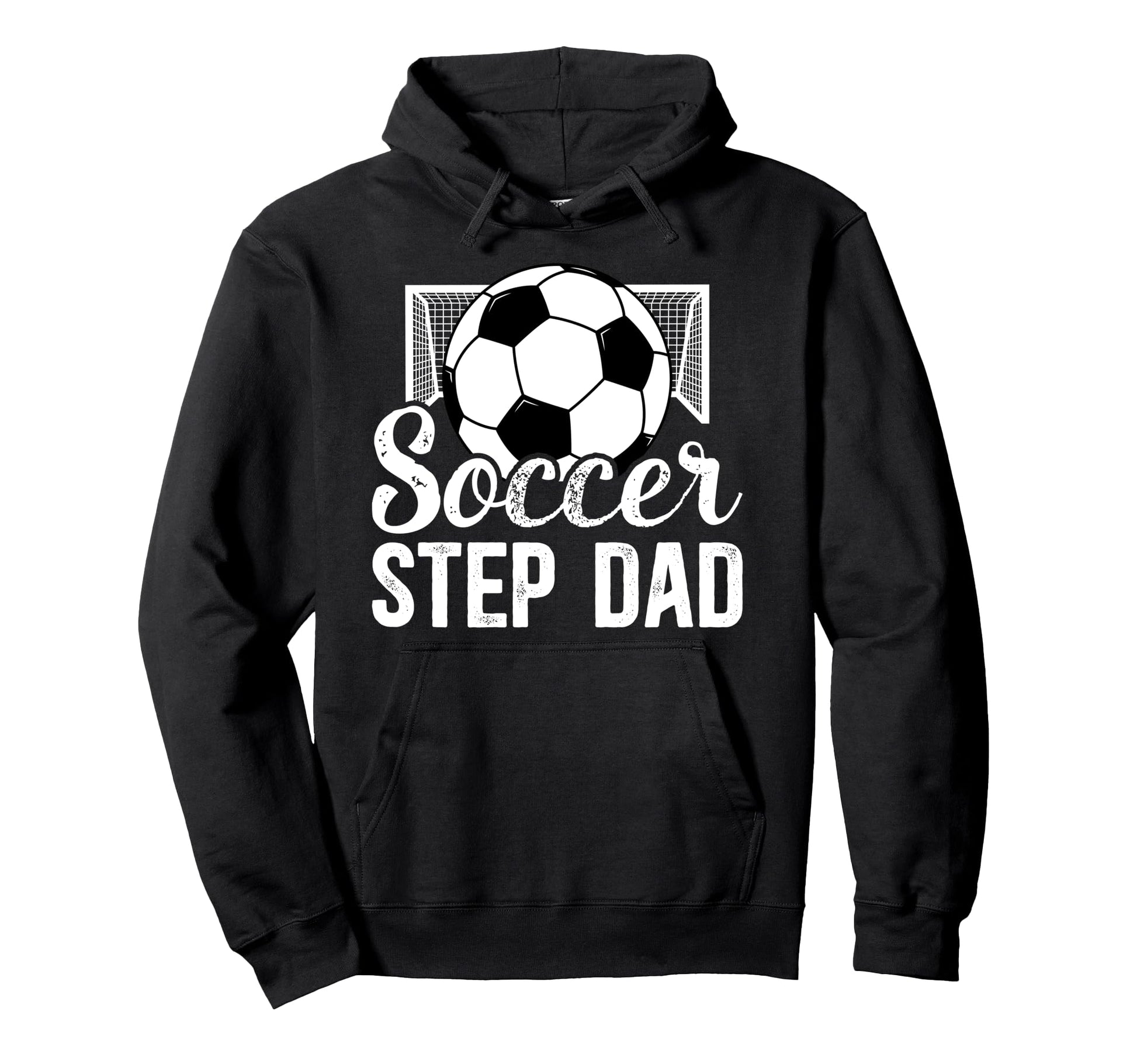 Soccer Step Dad Soccer Player Hoodie - Novelty Apparel for Adults - T-Shirt, Sweatshirt, Hoodie