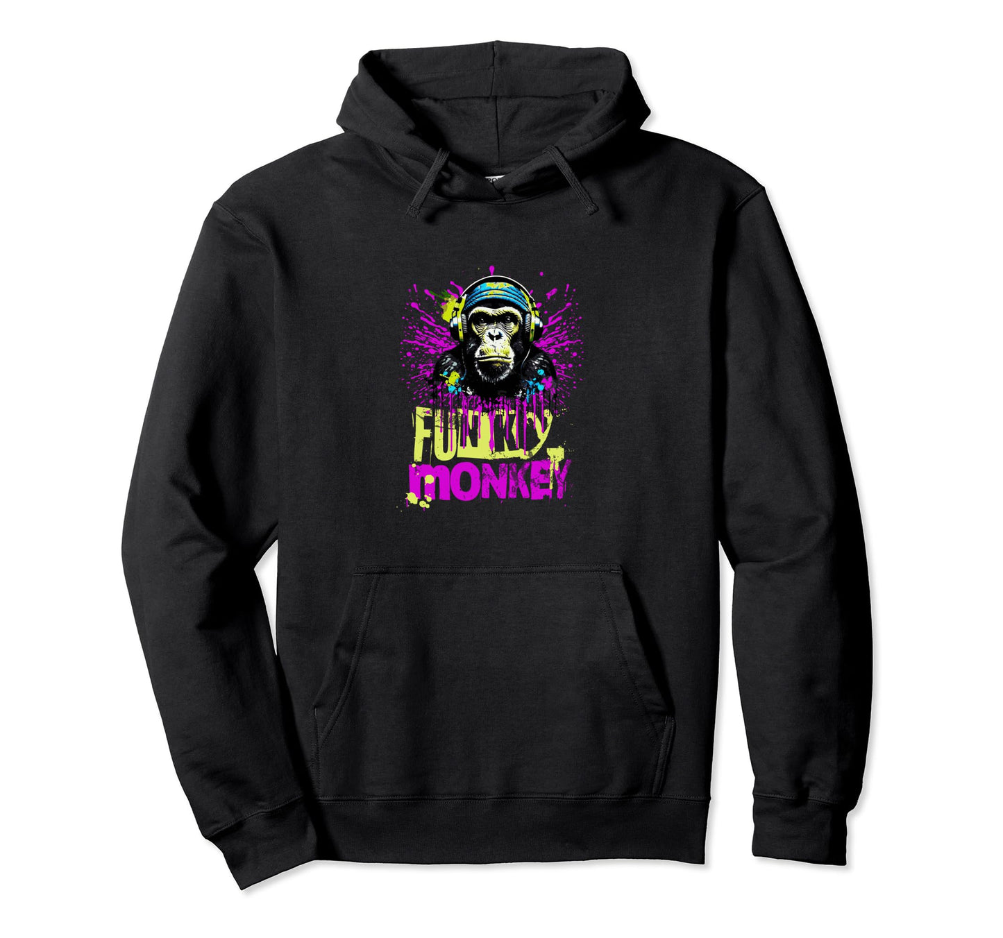 Pop Culture 80S Hip Hop That Funky Monkey Hoodie - Aesthetic Graphic Unisex - T-Shirt, Sweatshirt, Hoodie